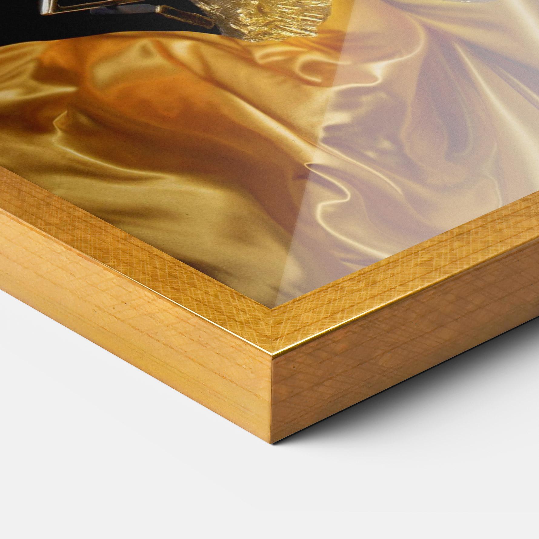 Keretezett Poszter Glamorous Gold Outfit mockup 3