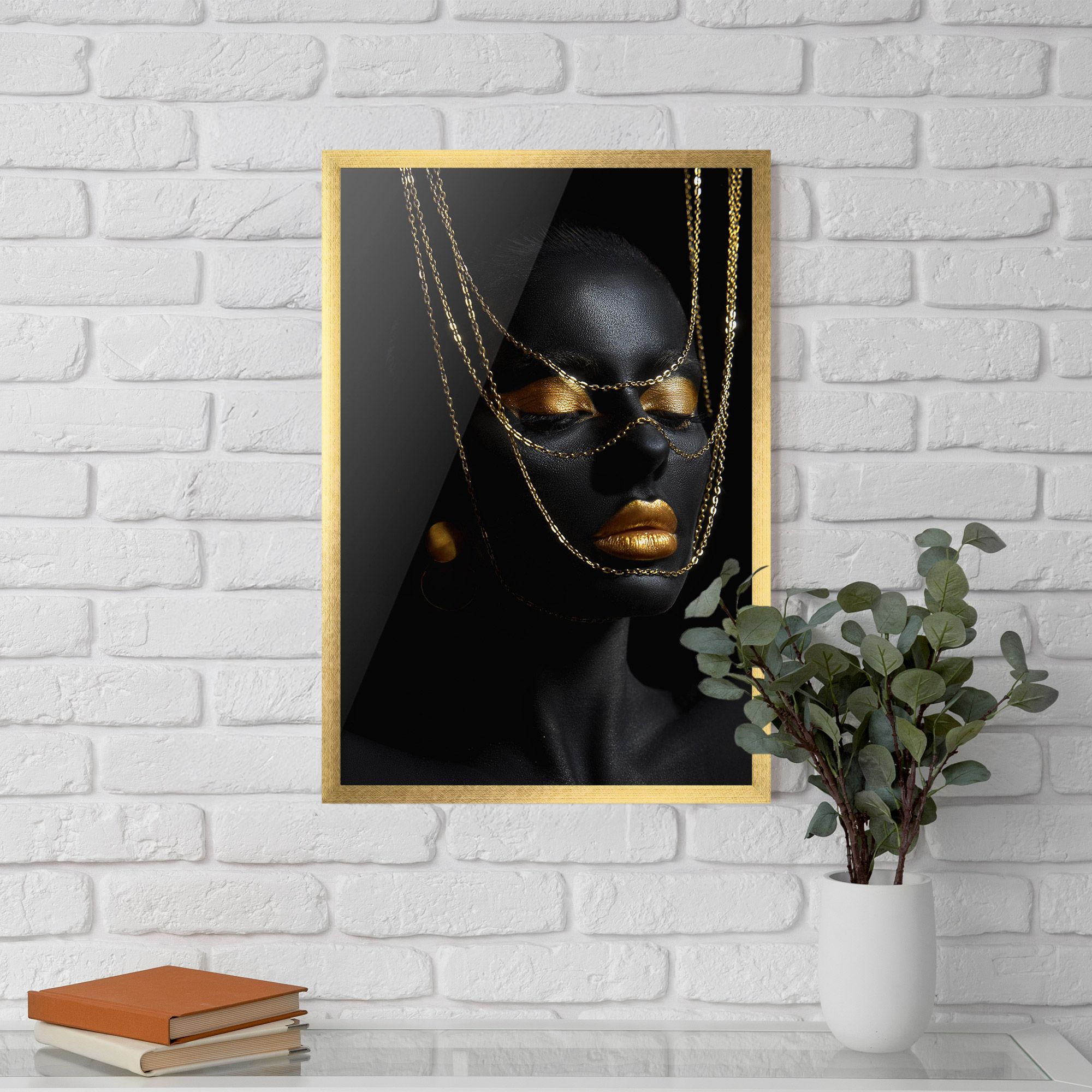 Gold Chain Girl mockup 5