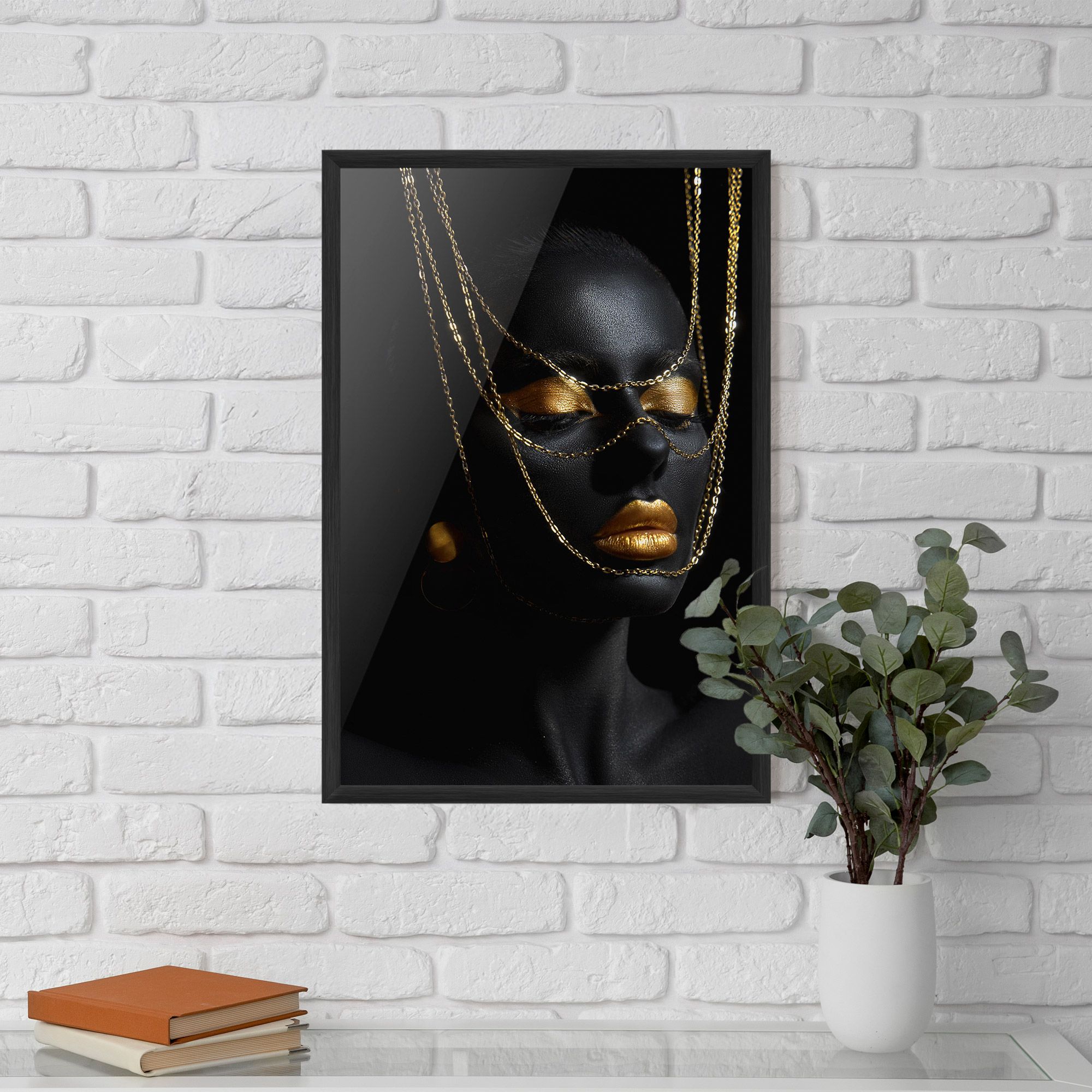 Gold Chain Girl mockup 5
