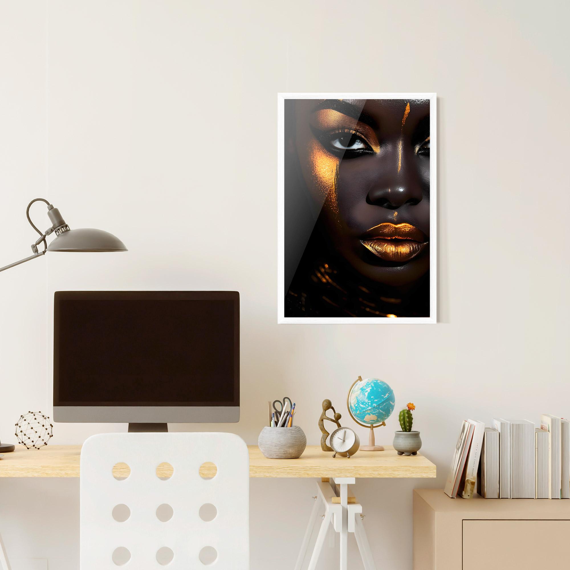 Keretezett Poszter Skin Black Gold mockup 6