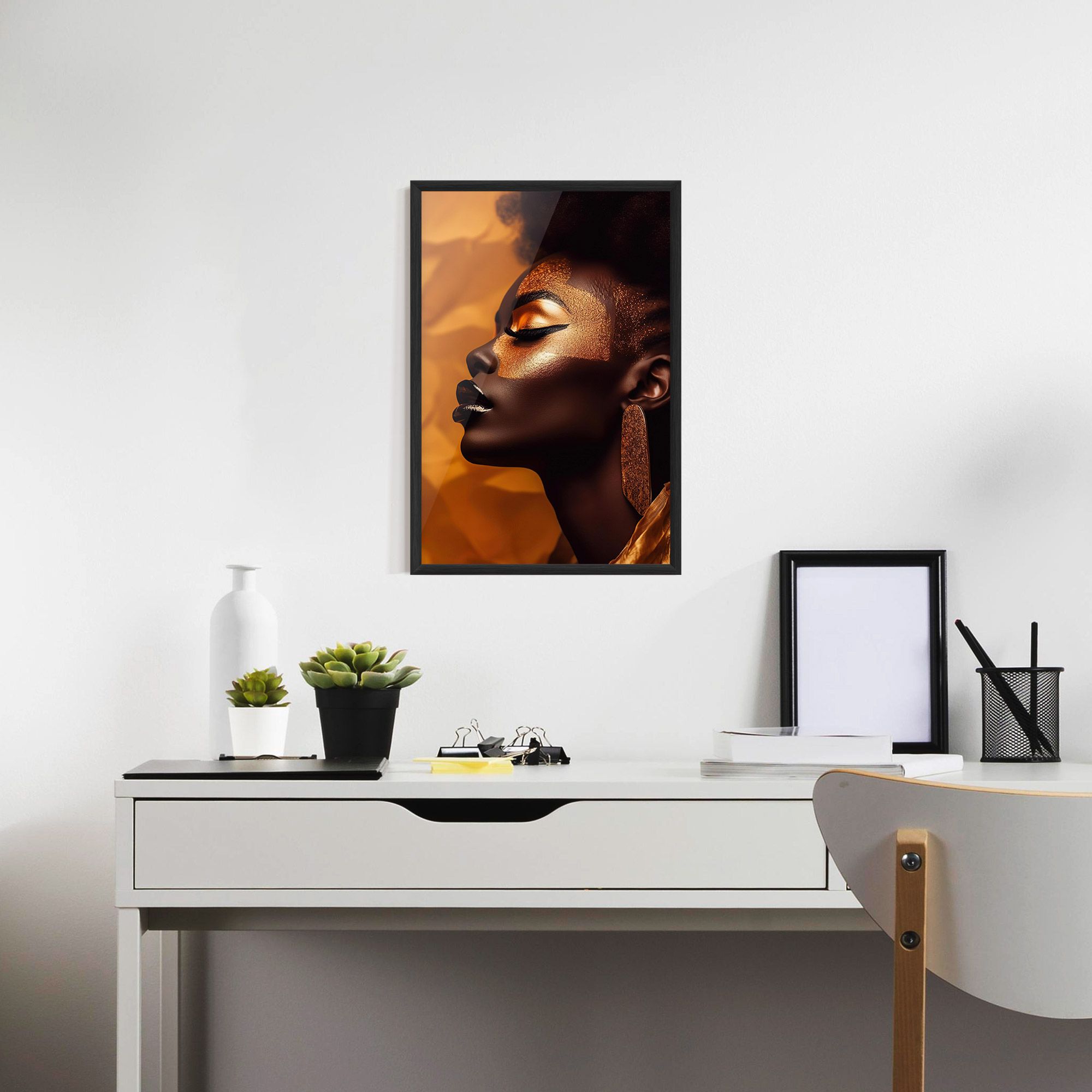 Fashion Gold Portrait mockup 7