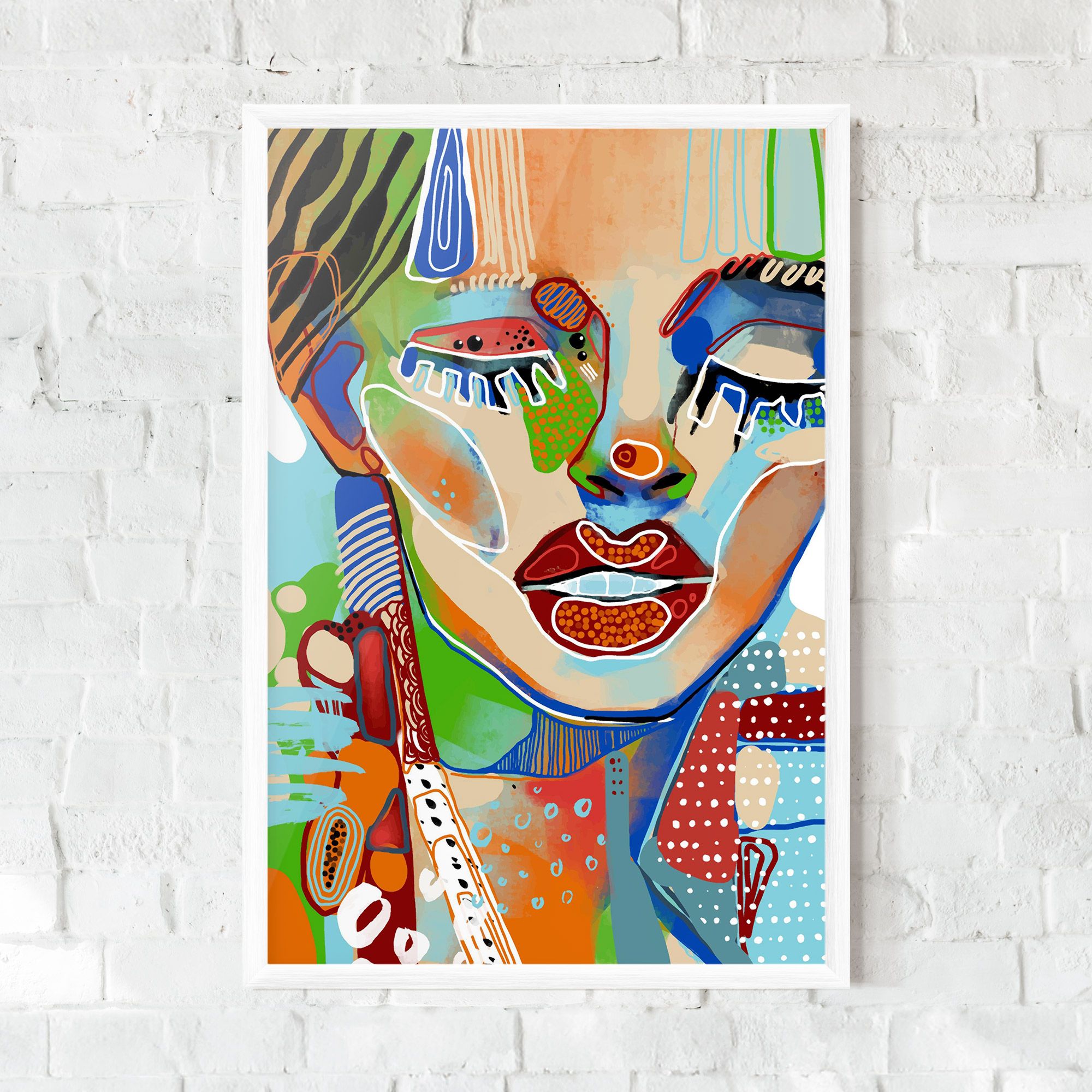 Abstract Art Woman mockup 0