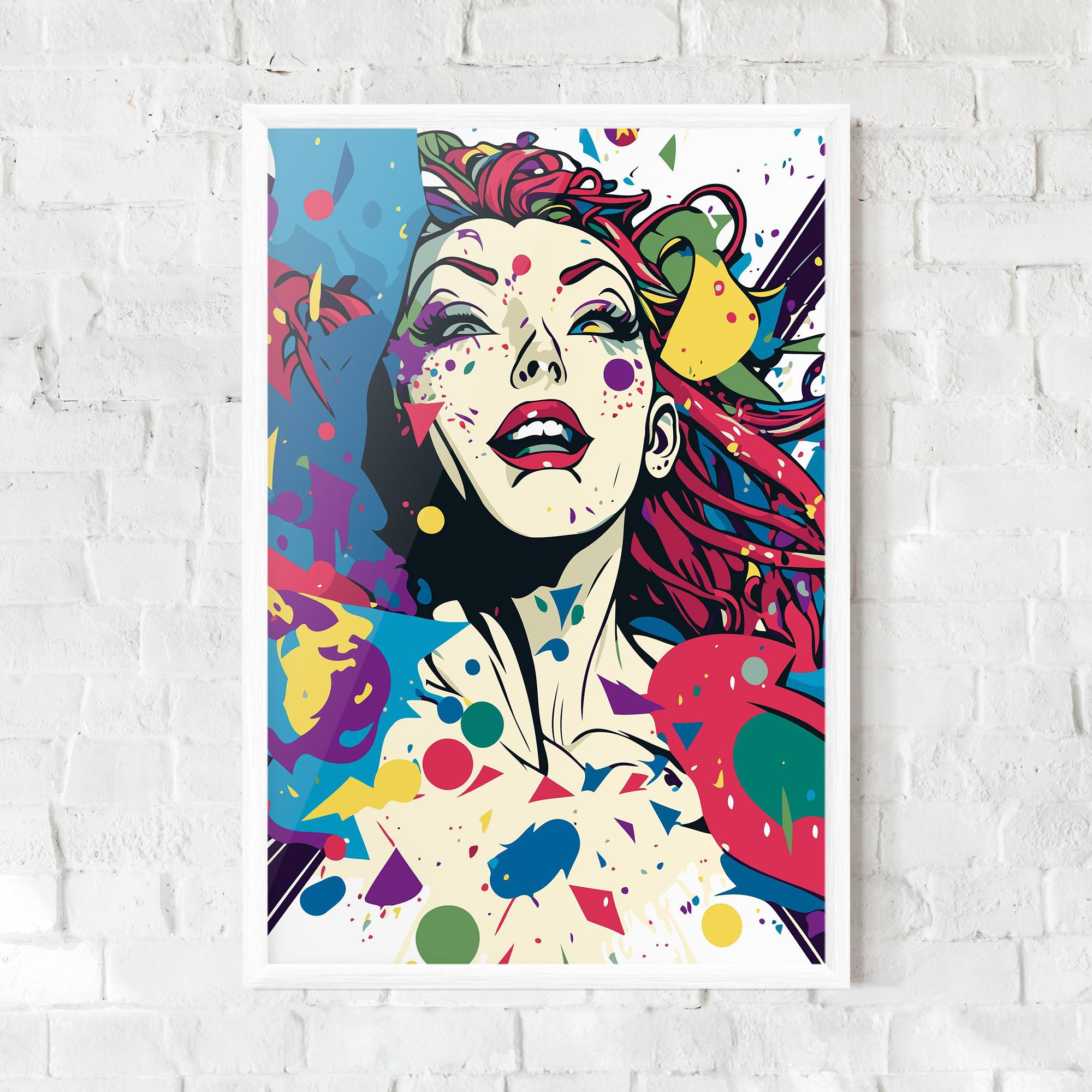 Keretezett Poszter Fictional Woman mockup 0