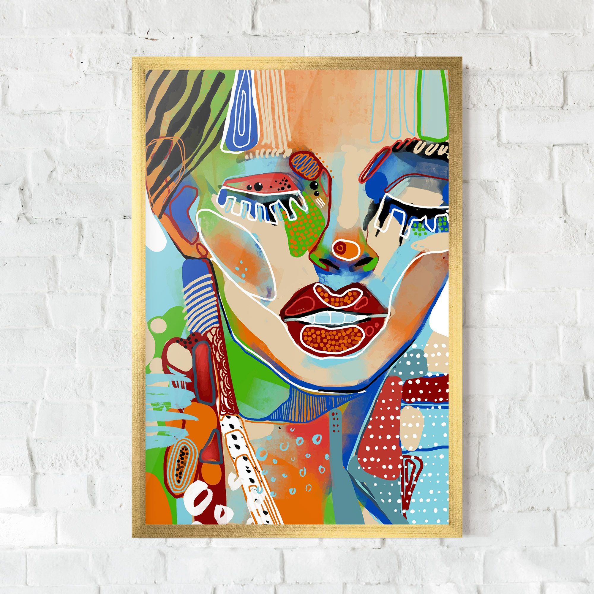 Abstract Art Woman mockup 0