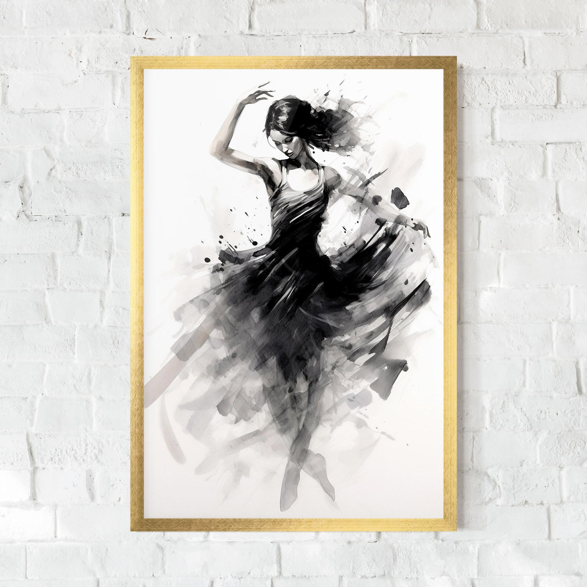 Keretezett Poszter Dancing Woman mockup 0