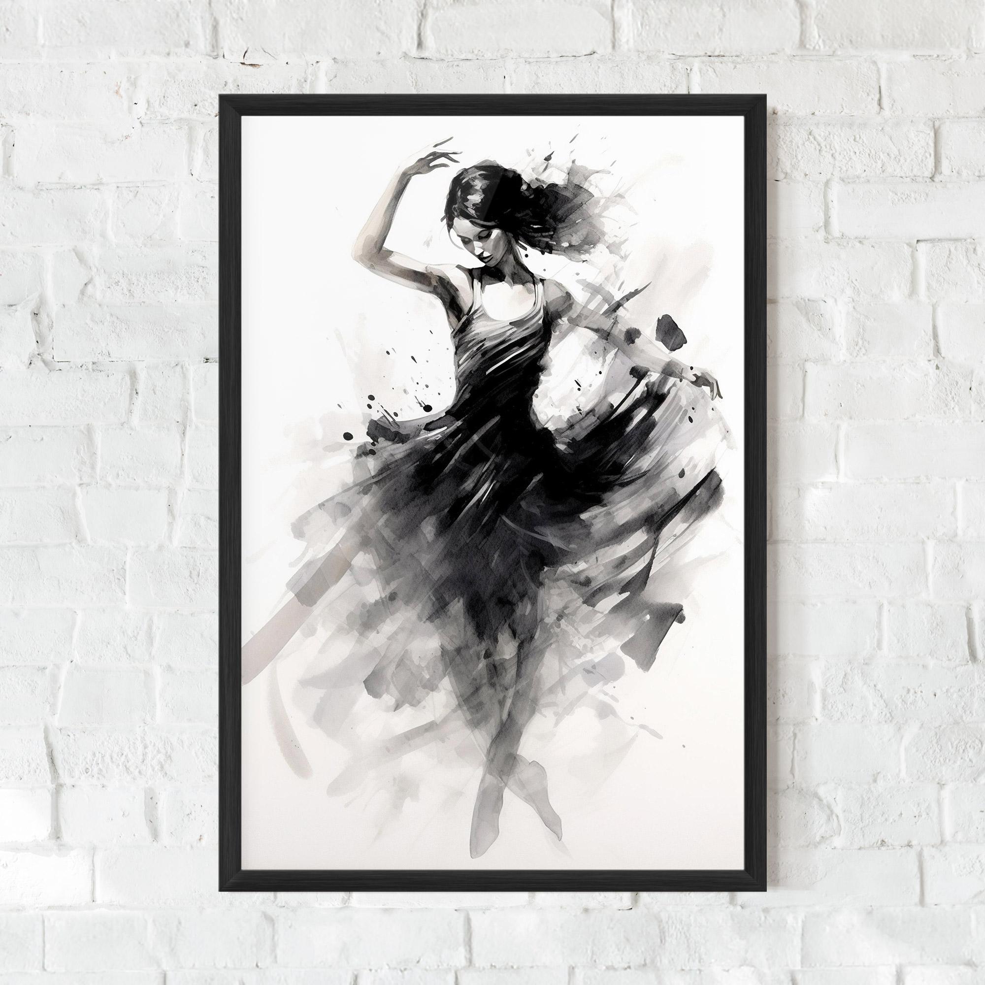 Keretezett Poszter Dancing Woman mockup 0