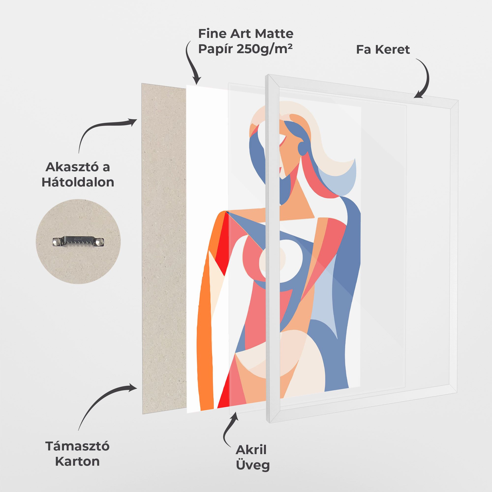 White Hair Woman mockup 1