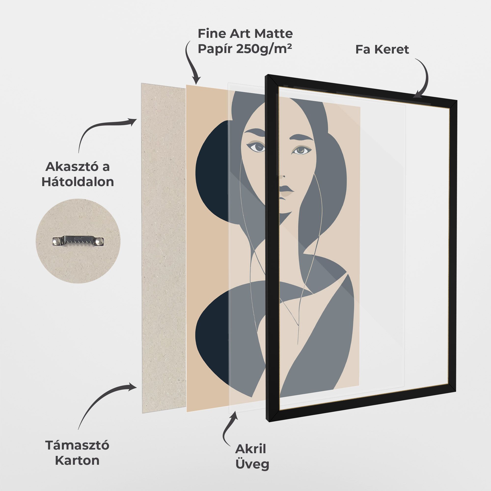 Cream Blue Woman mockup 1