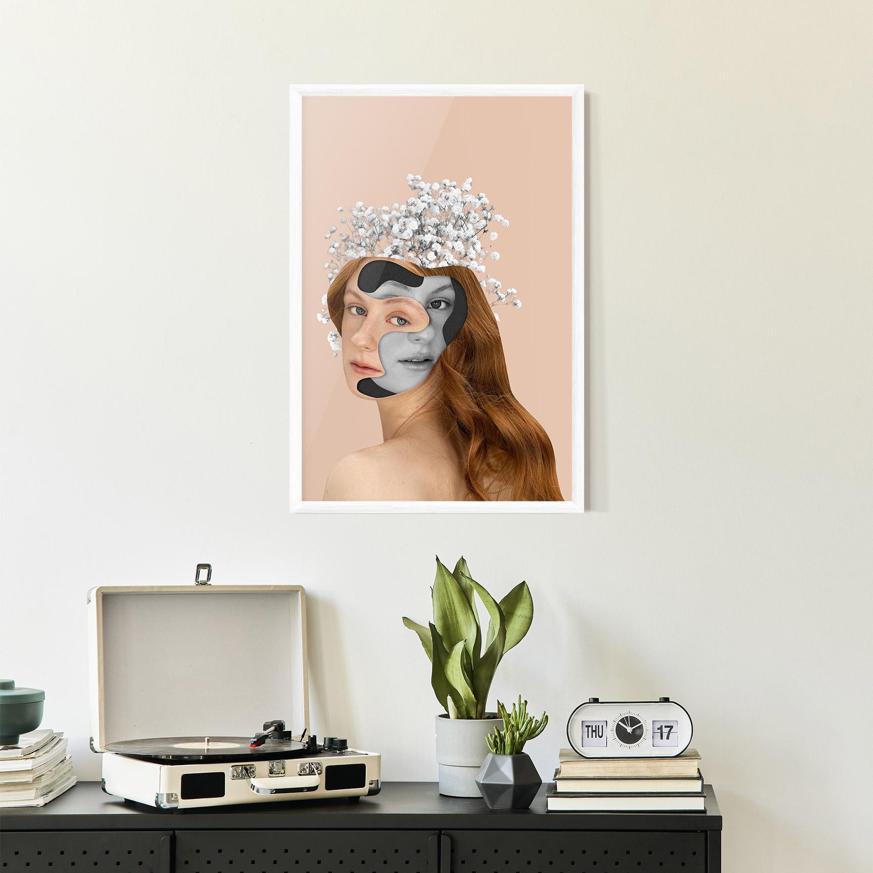 Keretezett Poszter Abstract Combination mockup 2