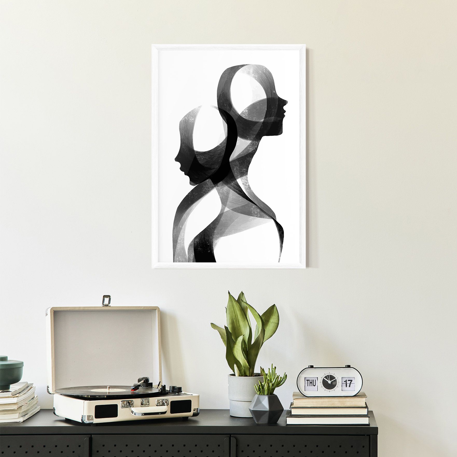 Abstract Grey Couple mockup 2