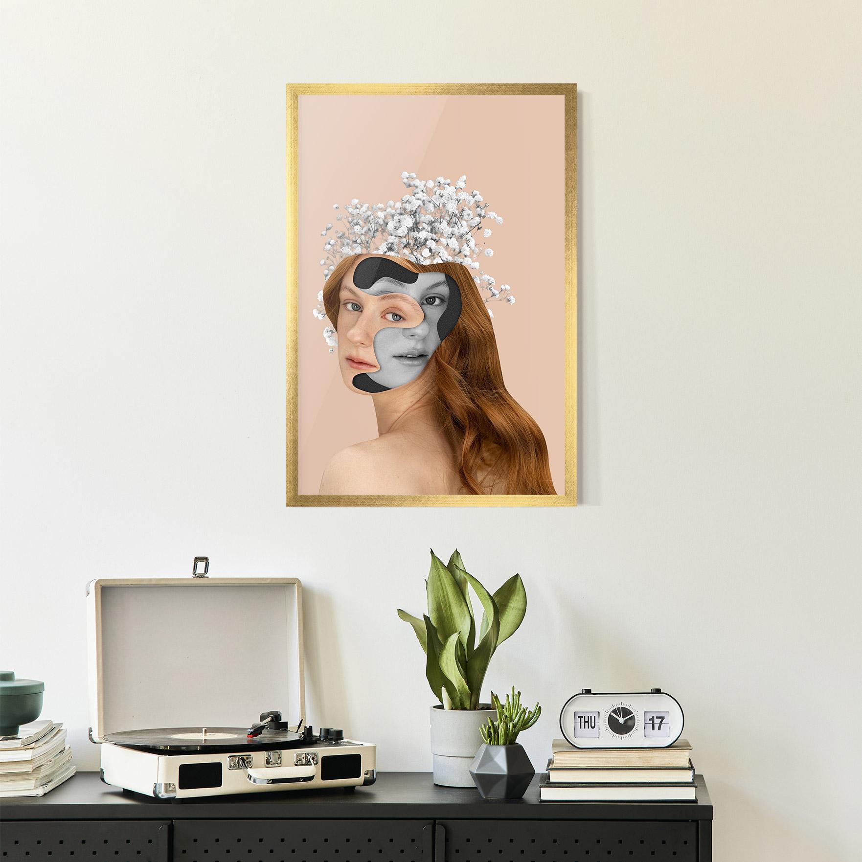 Keretezett Poszter Abstract Combination mockup 2