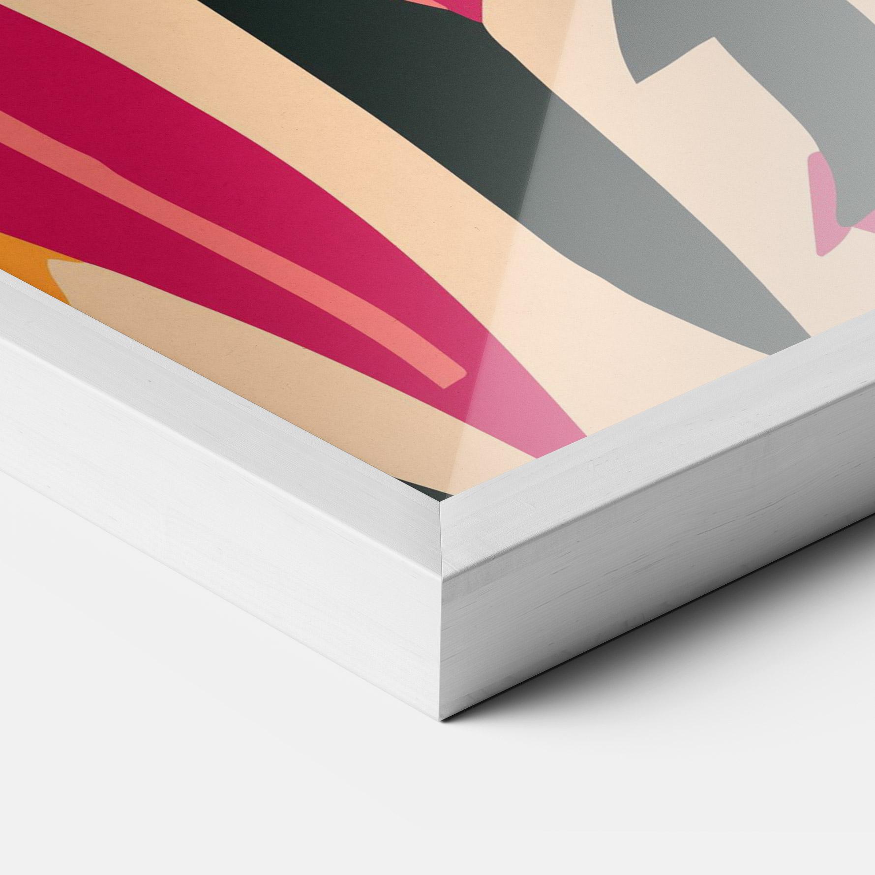 Keretezett Poszter Crowd Face mockup 3