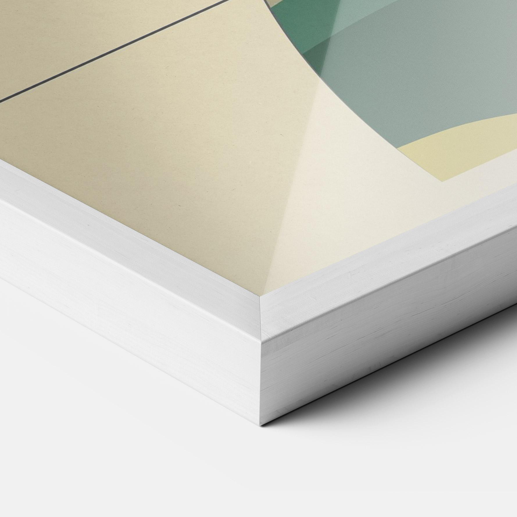 Keretezett Poszter Green Nature Woman mockup 3