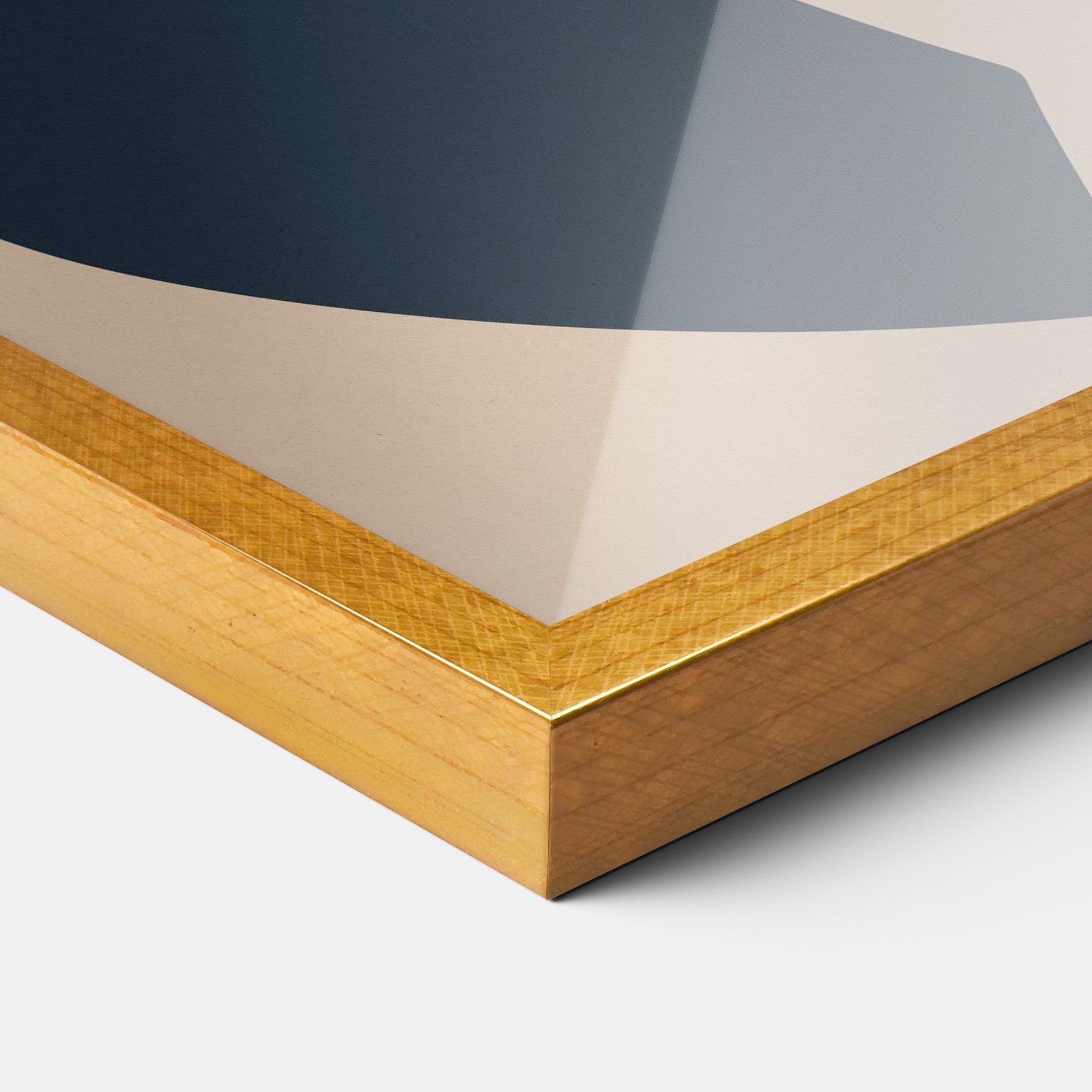 Cream Blue Woman mockup 3