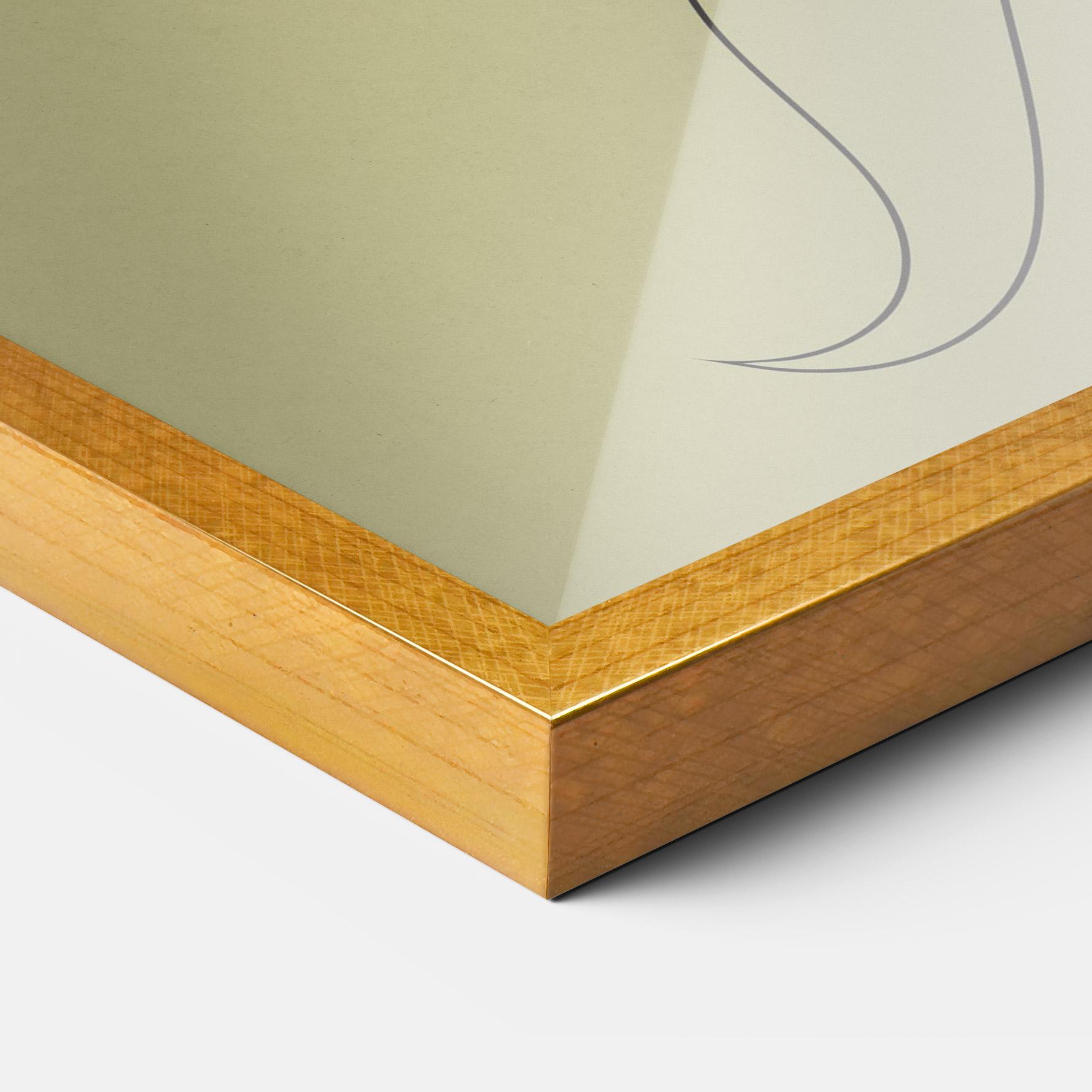 Keretezett Poszter Cream Womans Face mockup 3