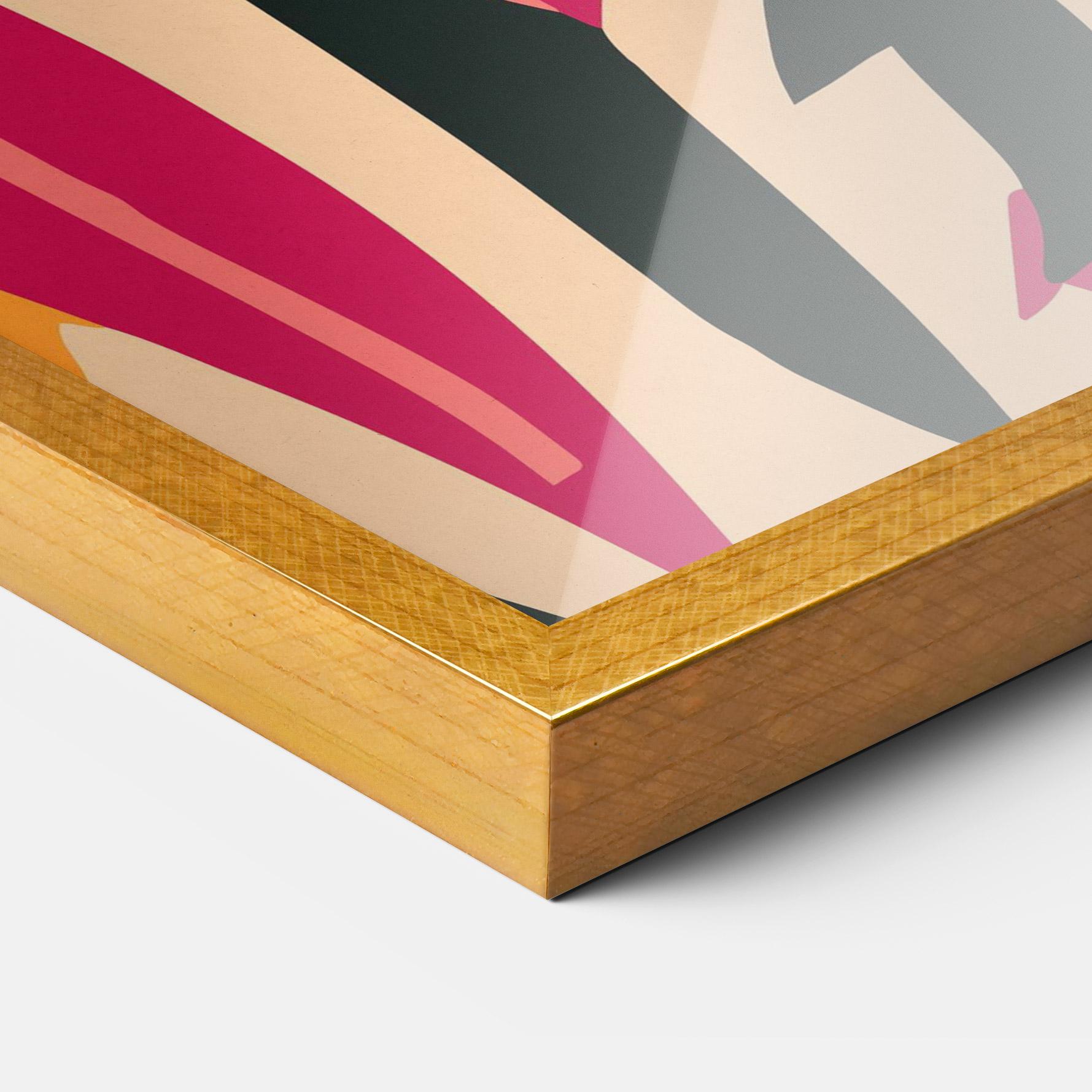 Keretezett Poszter Crowd Face mockup 3