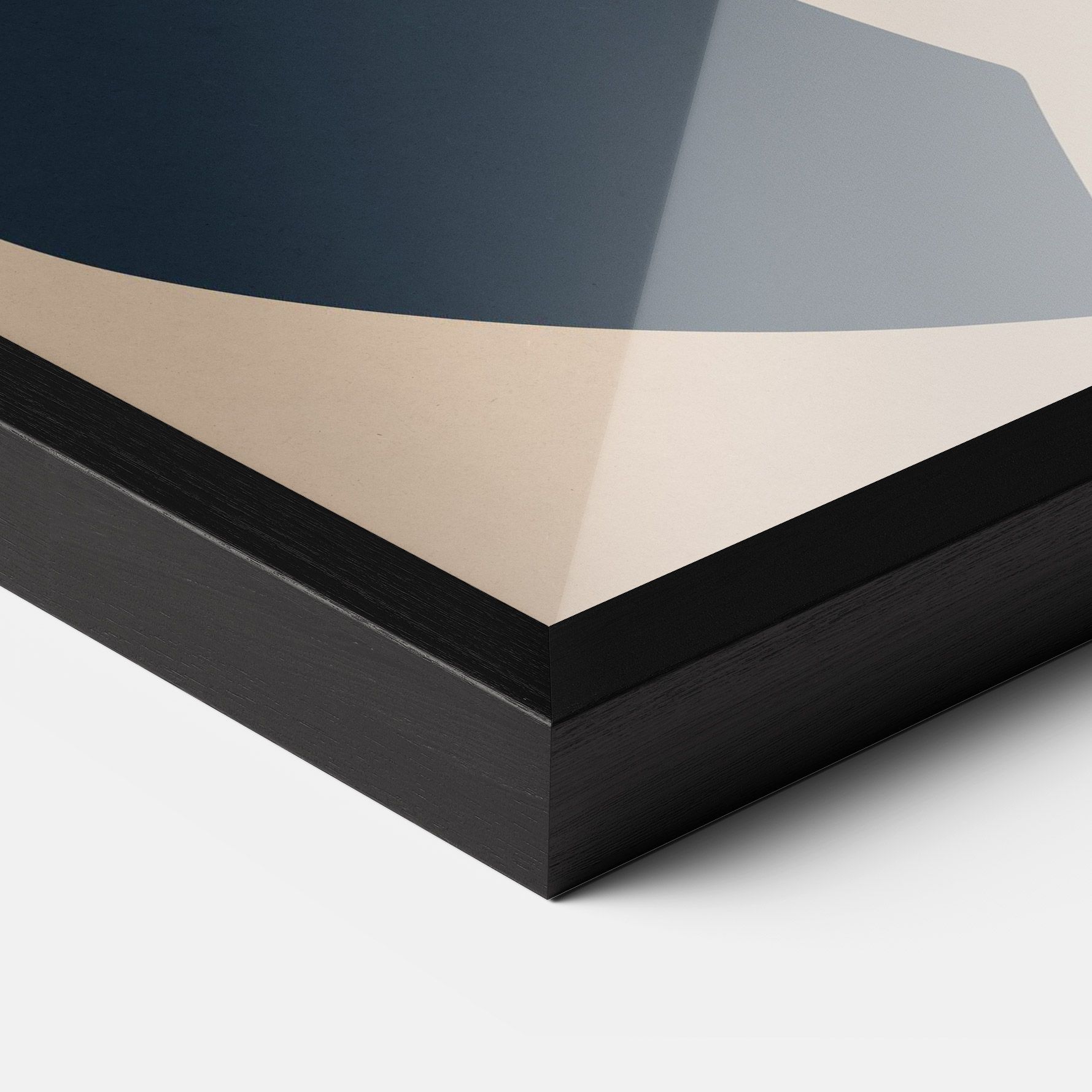 Cream Blue Woman mockup 3