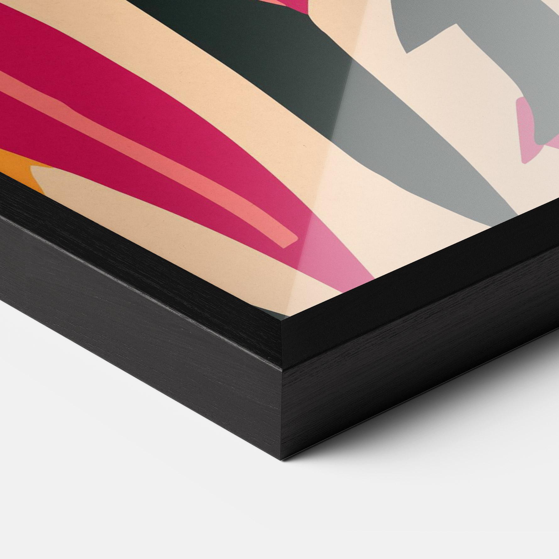 Keretezett Poszter Crowd Face mockup 3