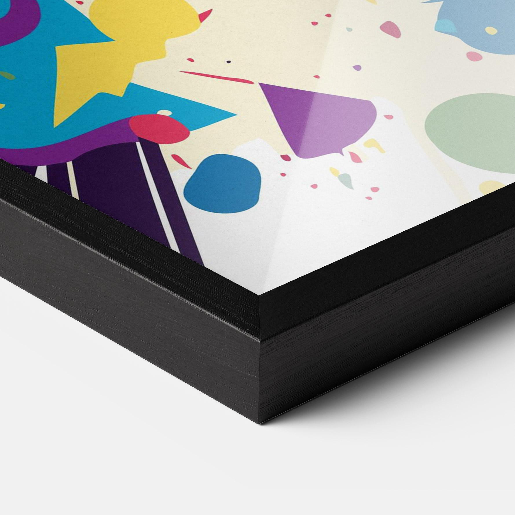 Keretezett Poszter Fictional Woman mockup 3