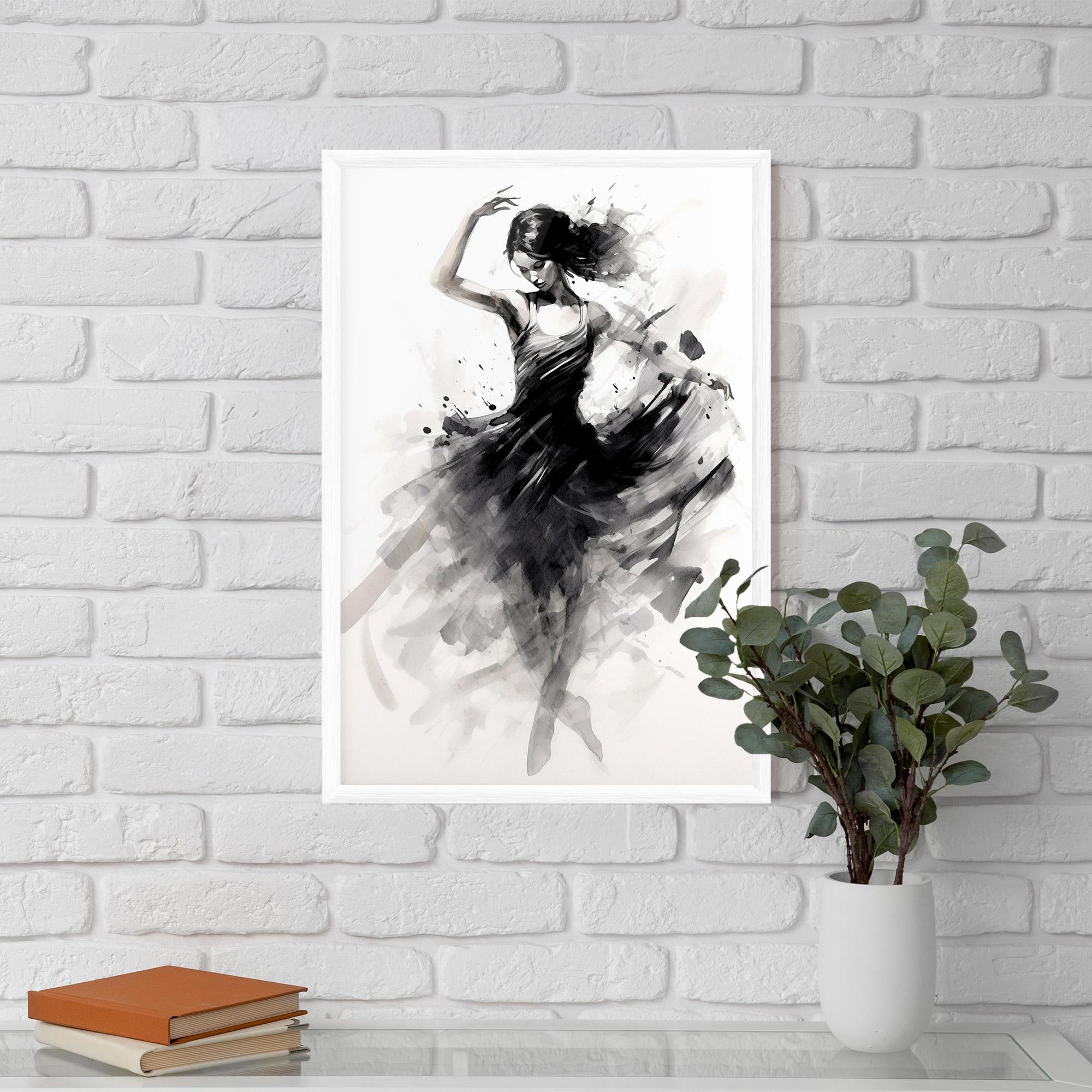 Keretezett Poszter Dancing Woman mockup 5