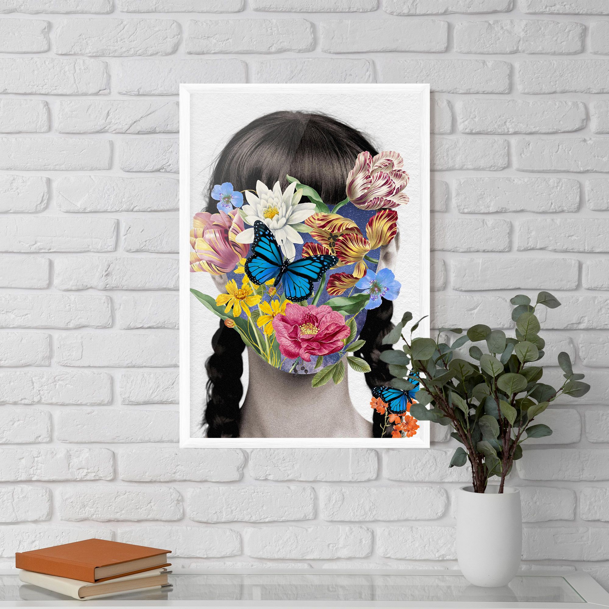 Flower Face Woman mockup 5