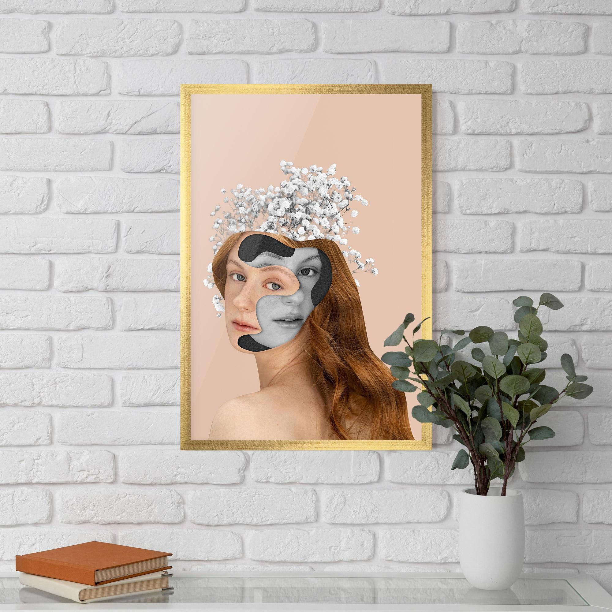 Keretezett Poszter Abstract Combination mockup 5