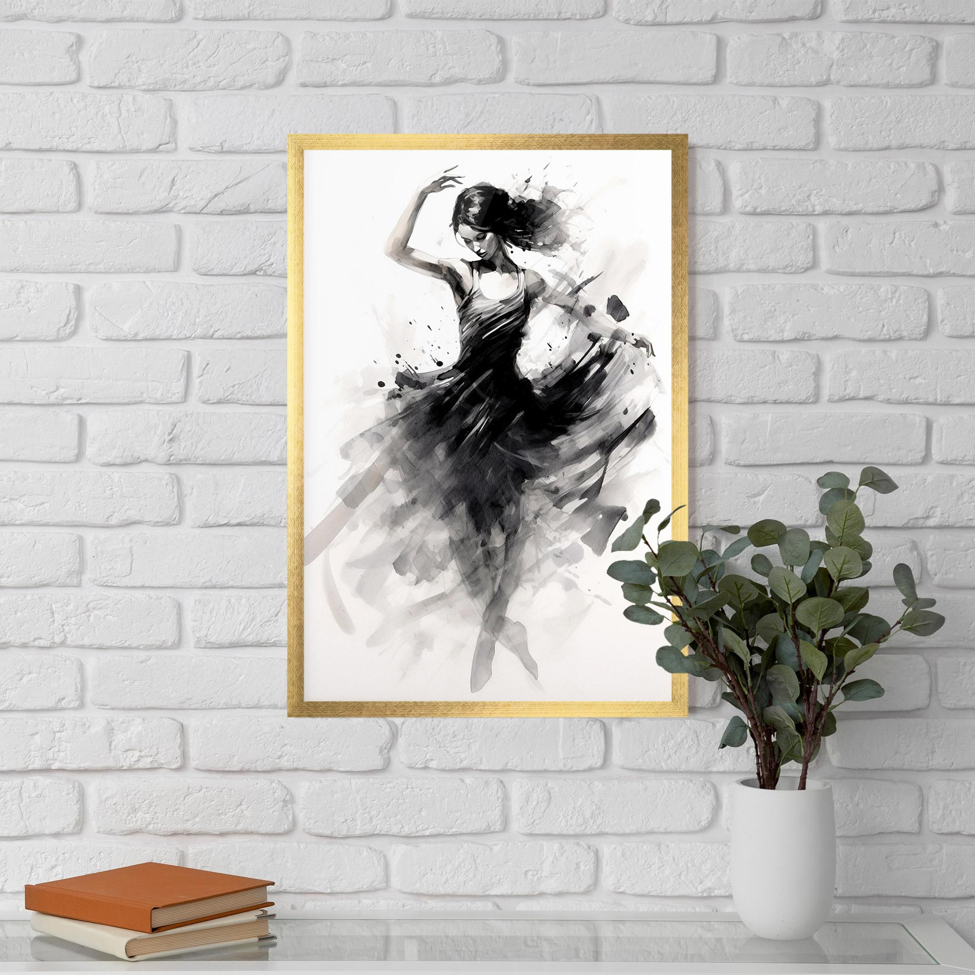 Keretezett Poszter Dancing Woman mockup 5