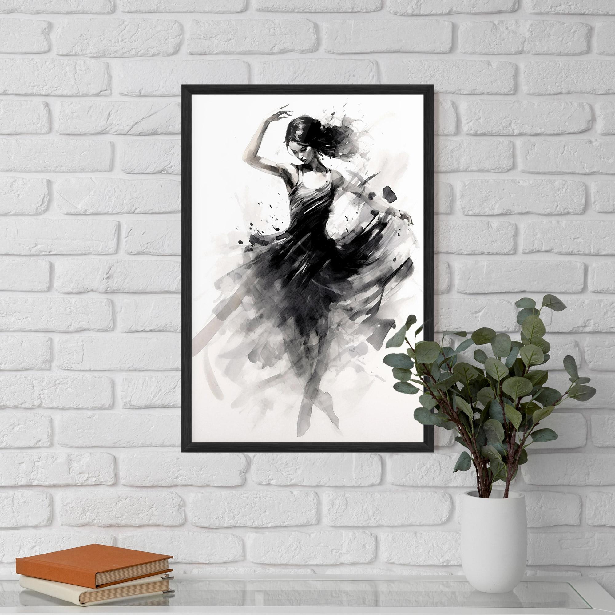 Keretezett Poszter Dancing Woman mockup 5