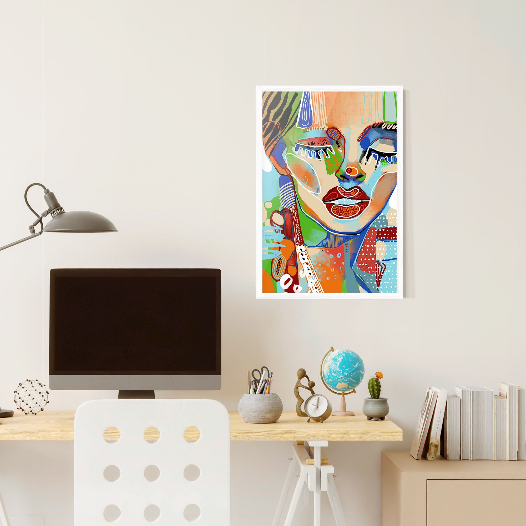 Abstract Art Woman mockup 6