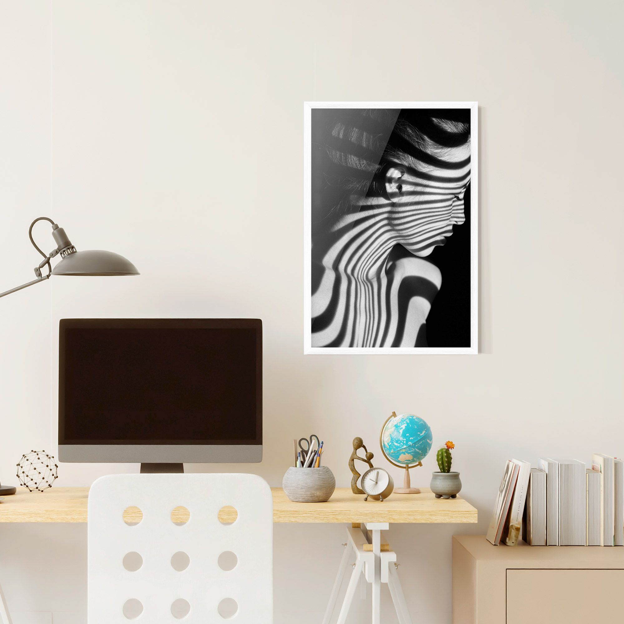 Zebra Stripes Woman mockup 6