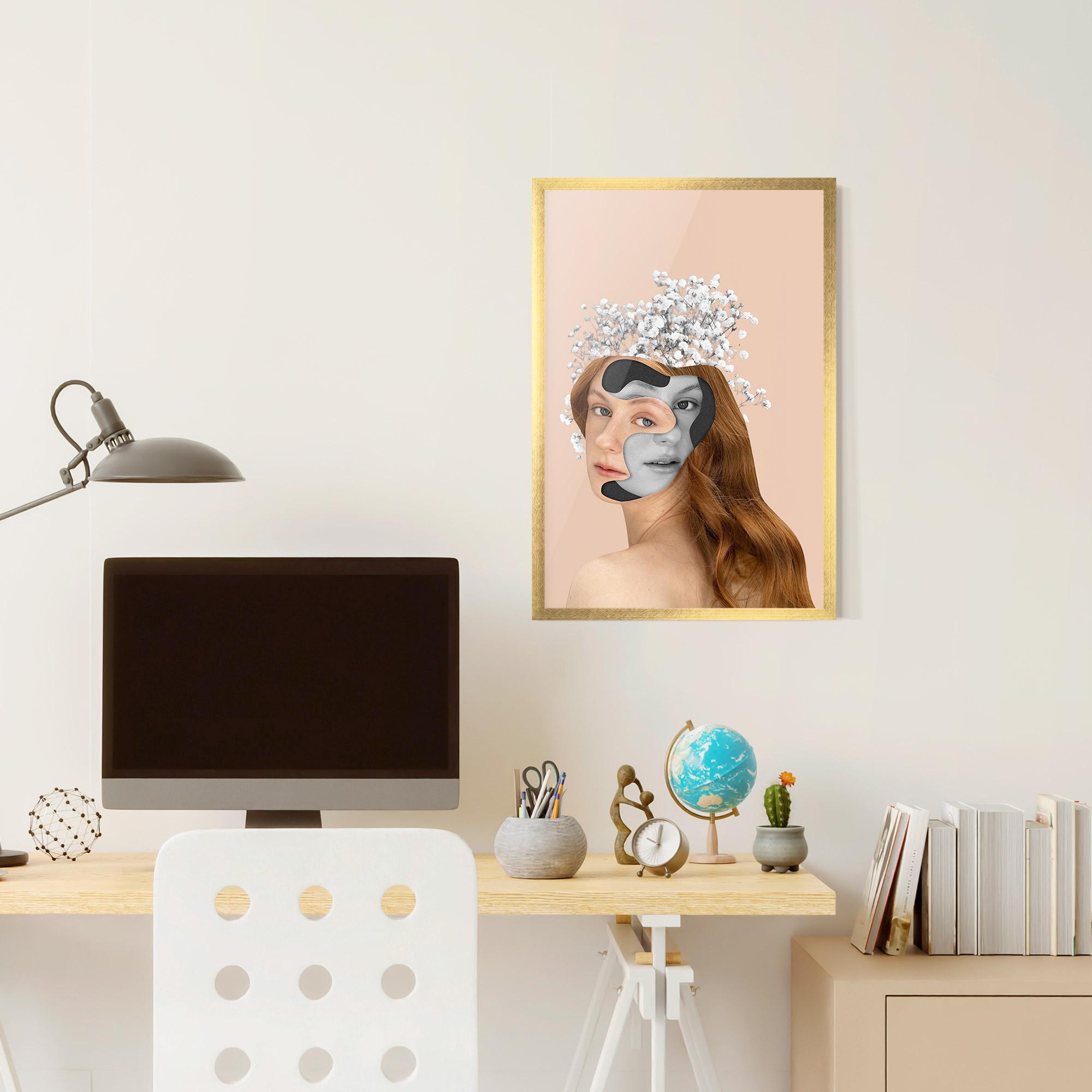 Keretezett Poszter Abstract Combination mockup 6