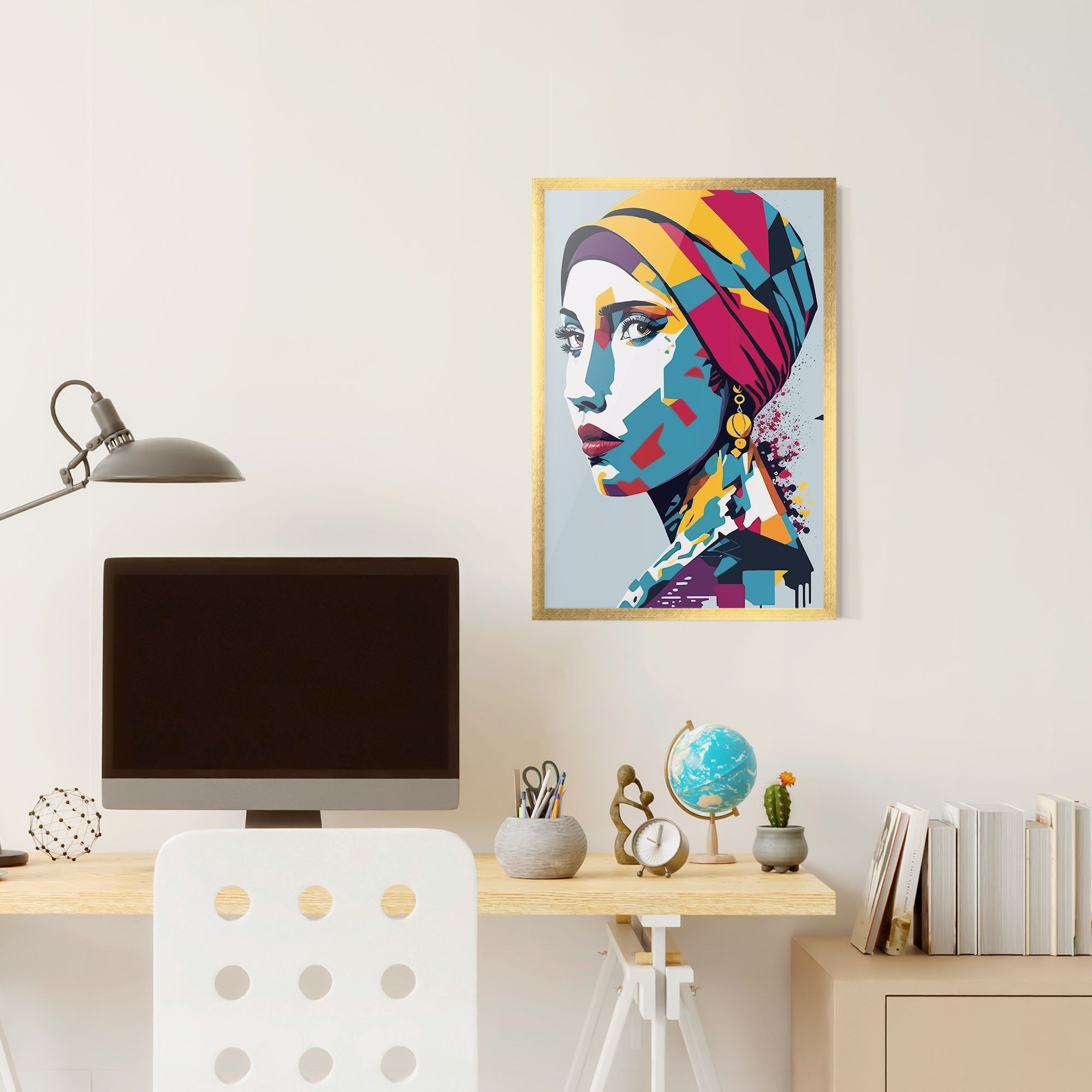 Long Face Woman mockup 6