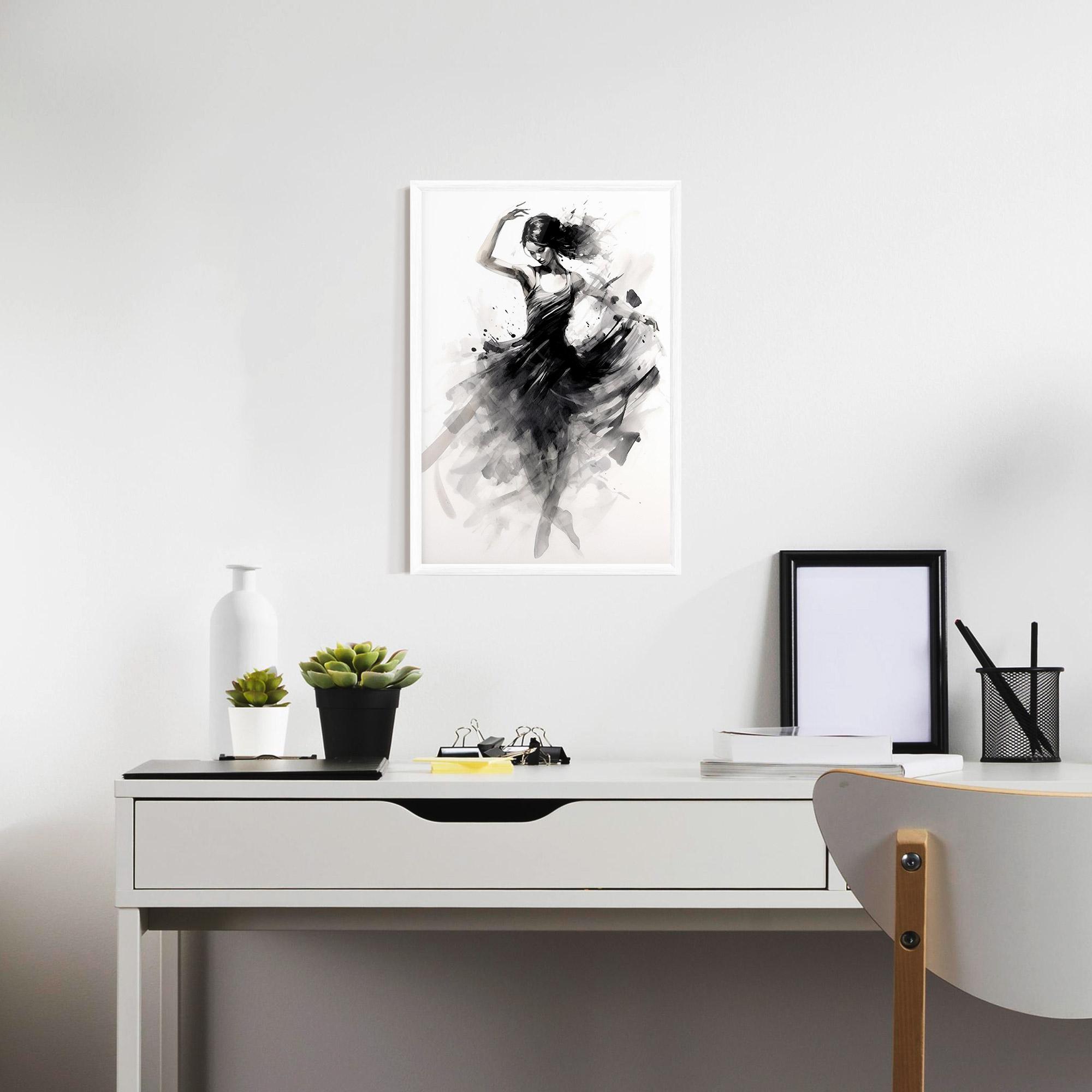 Keretezett Poszter Dancing Woman mockup 7