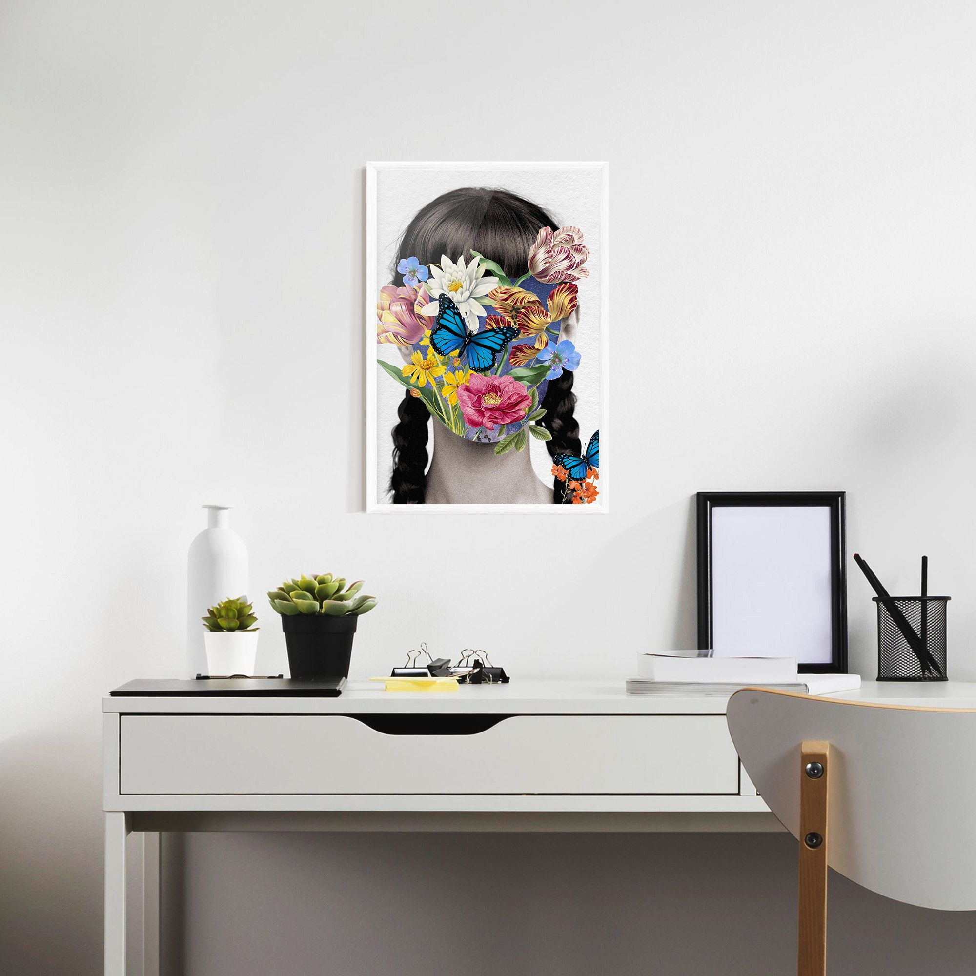 Flower Face Woman mockup 7