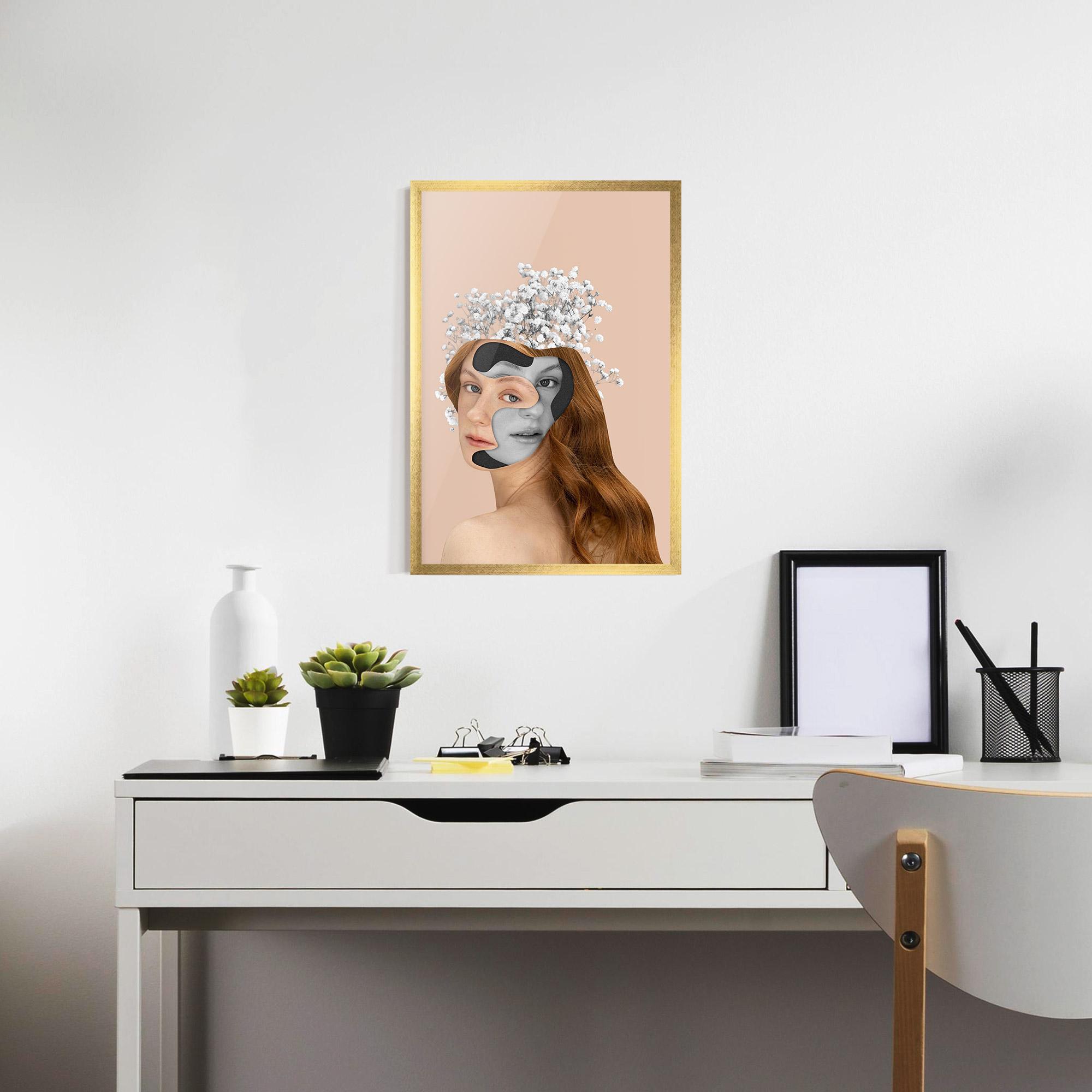 Keretezett Poszter Abstract Combination mockup 7