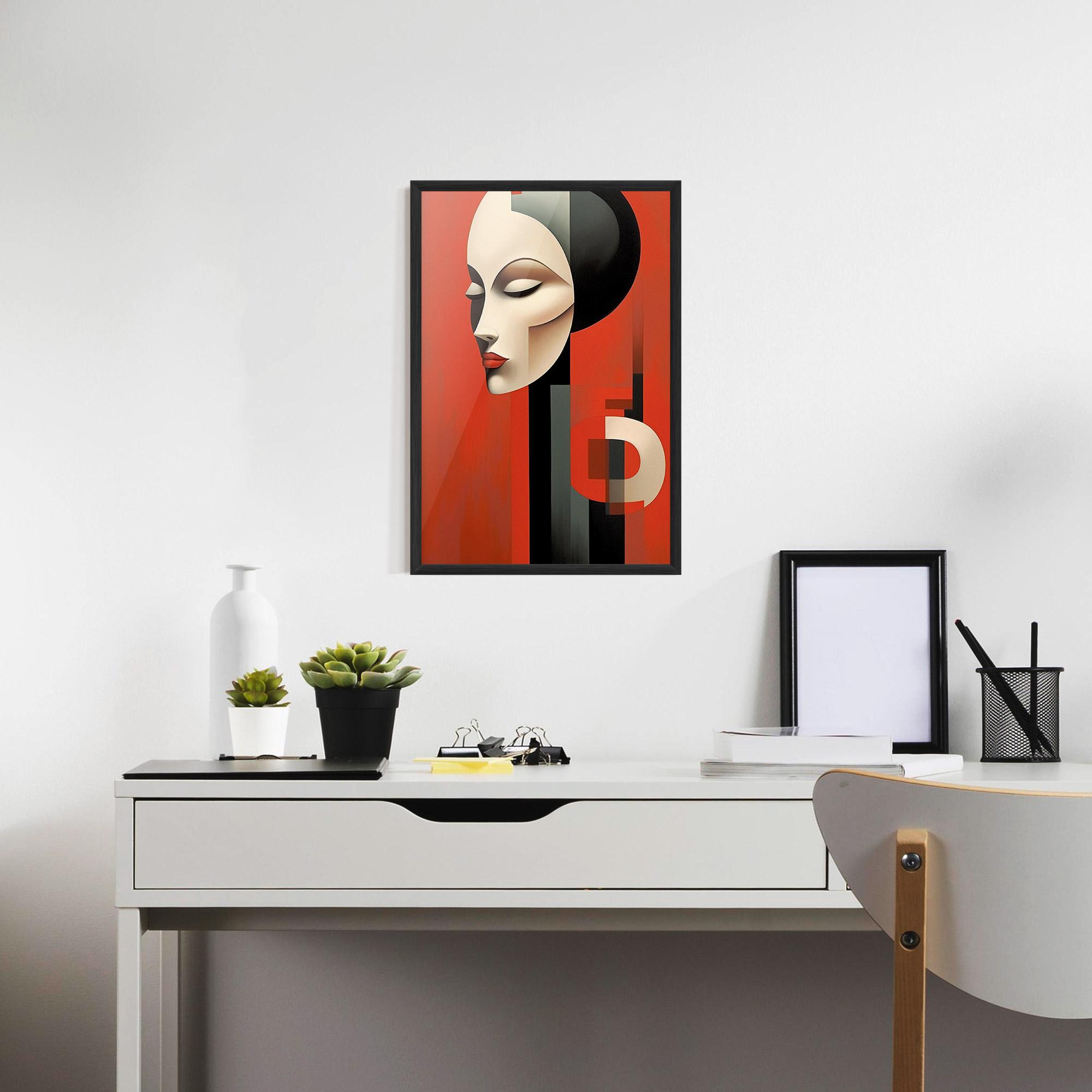 Keretezett Poszter Art Russian Revolution mockup 7