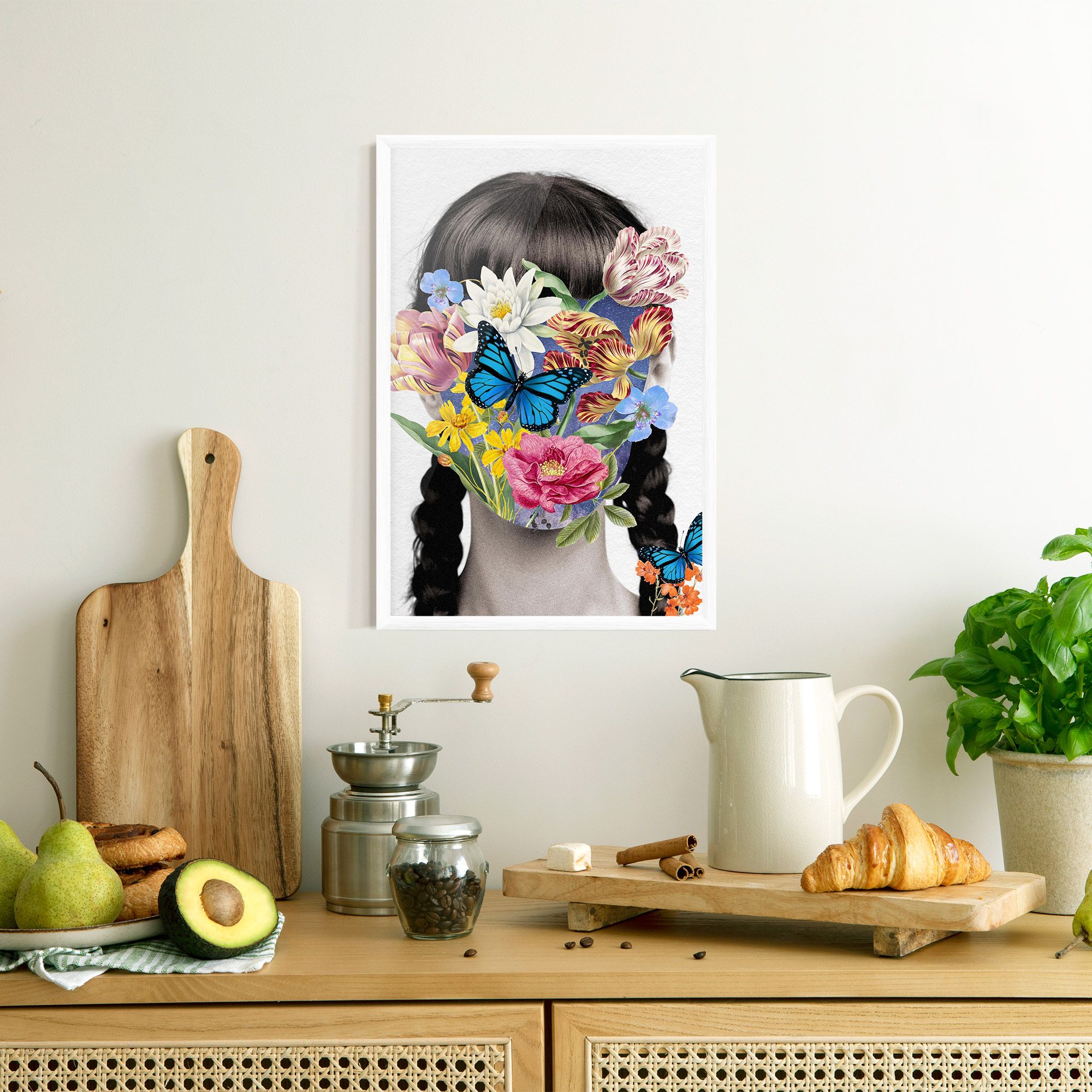 Flower Face Woman mockup 8