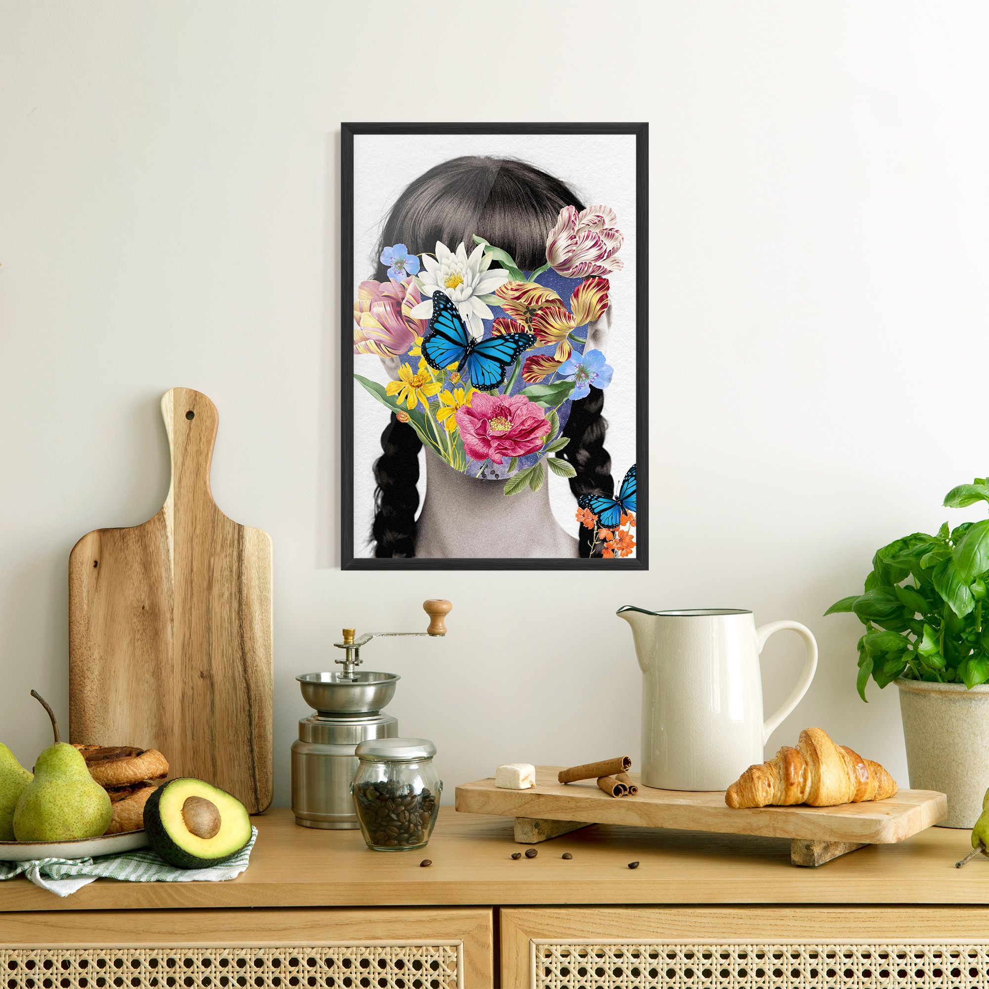Flower Face Woman mockup 8