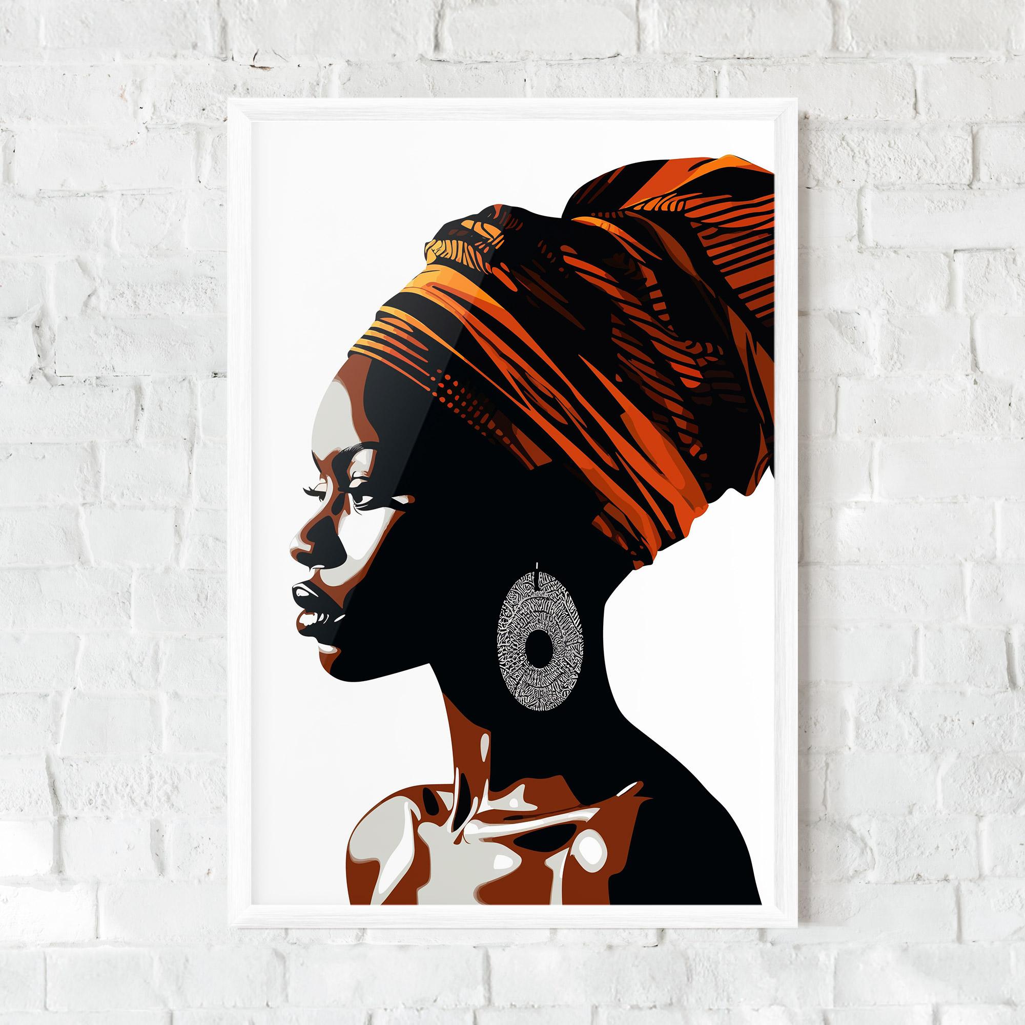 Keretezett Poszter Black Pretty Woman mockup 0