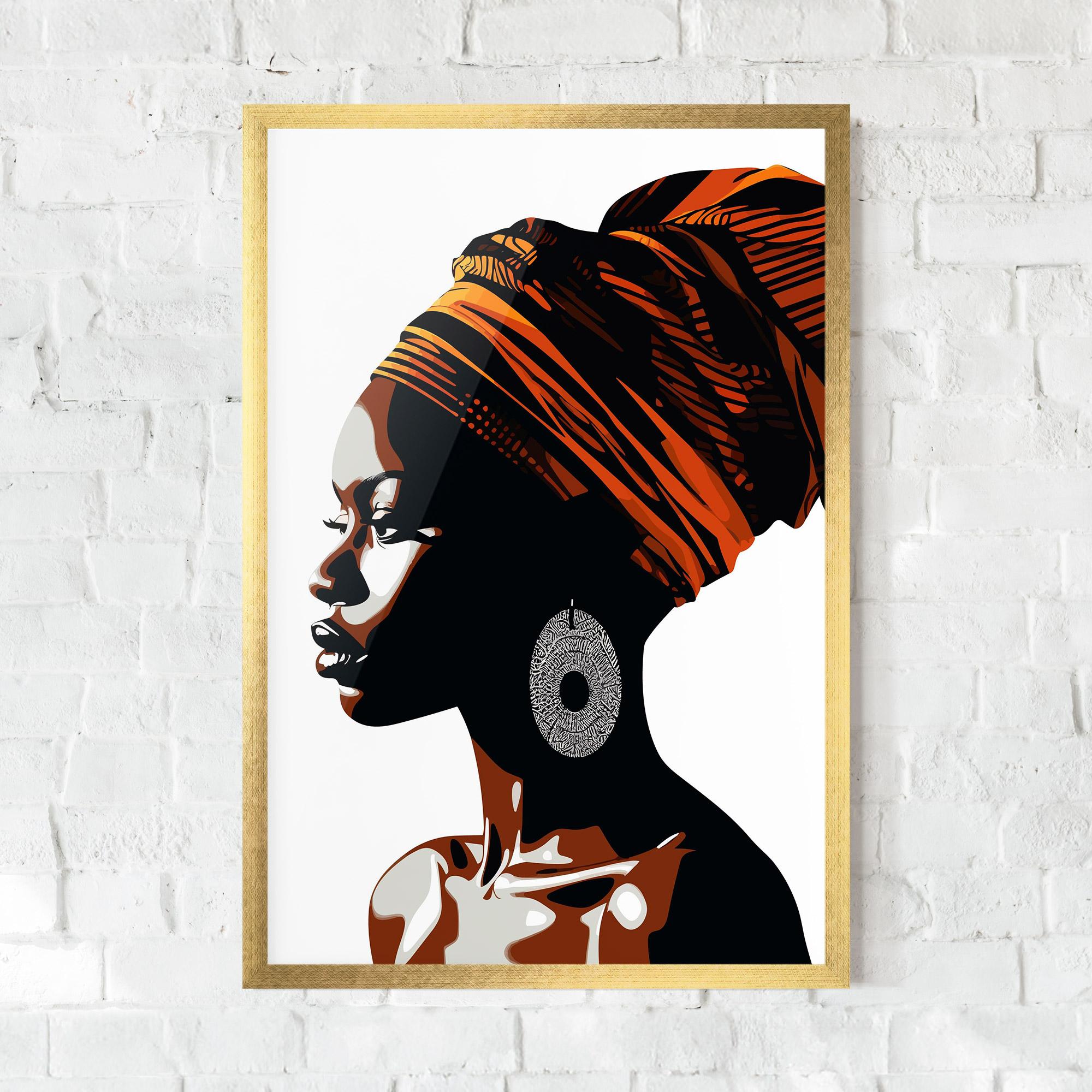 Keretezett Poszter Black Pretty Woman mockup 0