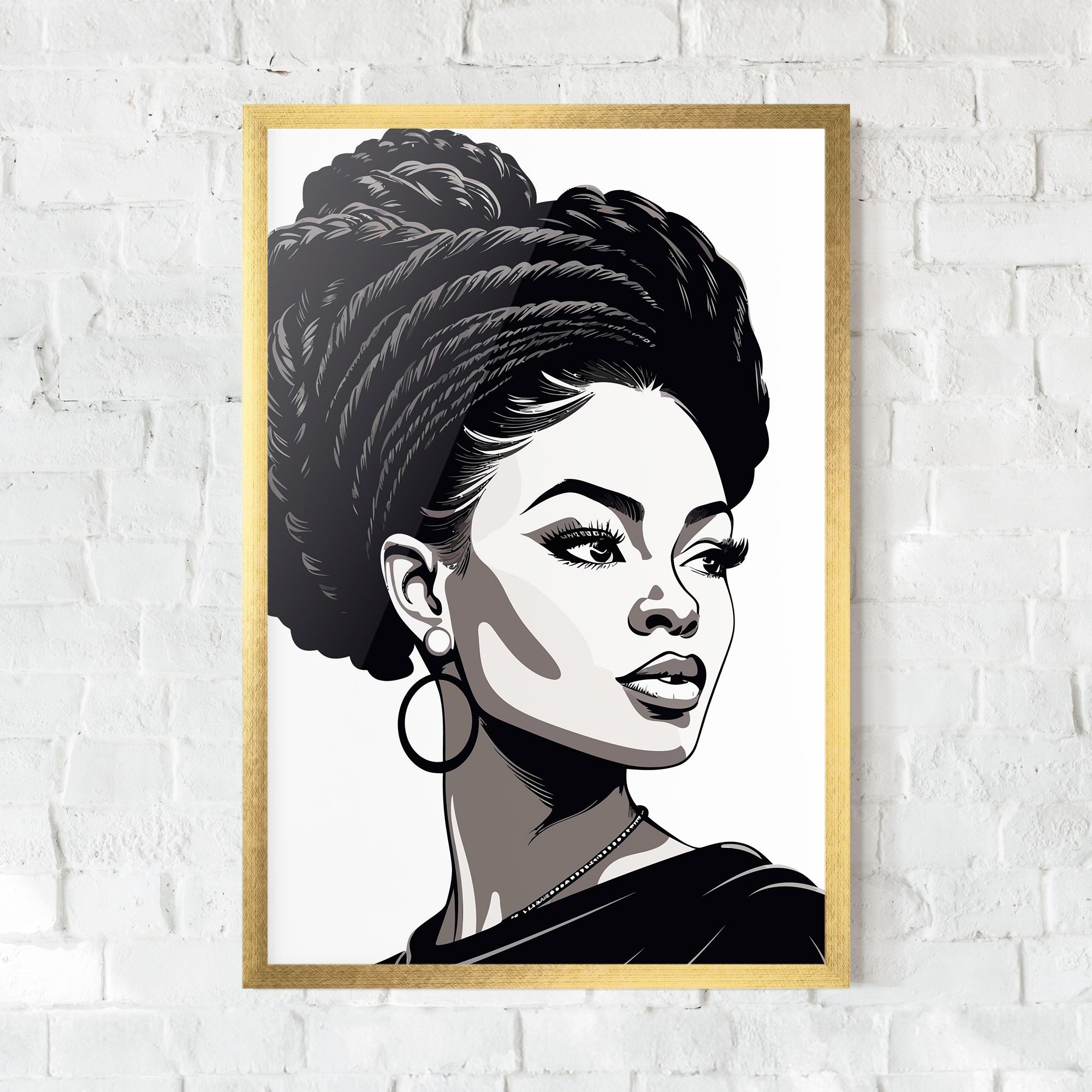 Brown Skin Woman mockup 0