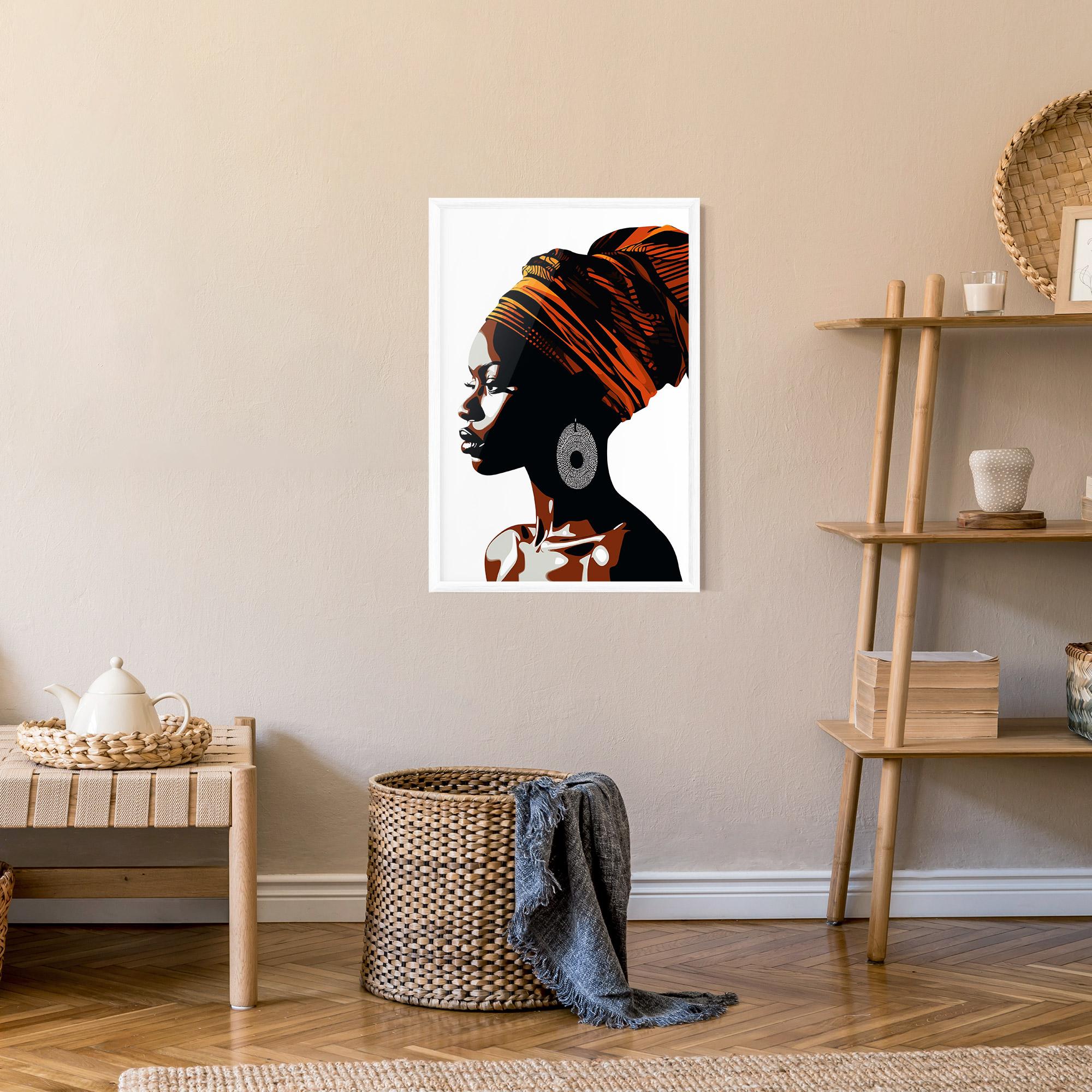 Keretezett Poszter Black Pretty Woman mockup 9