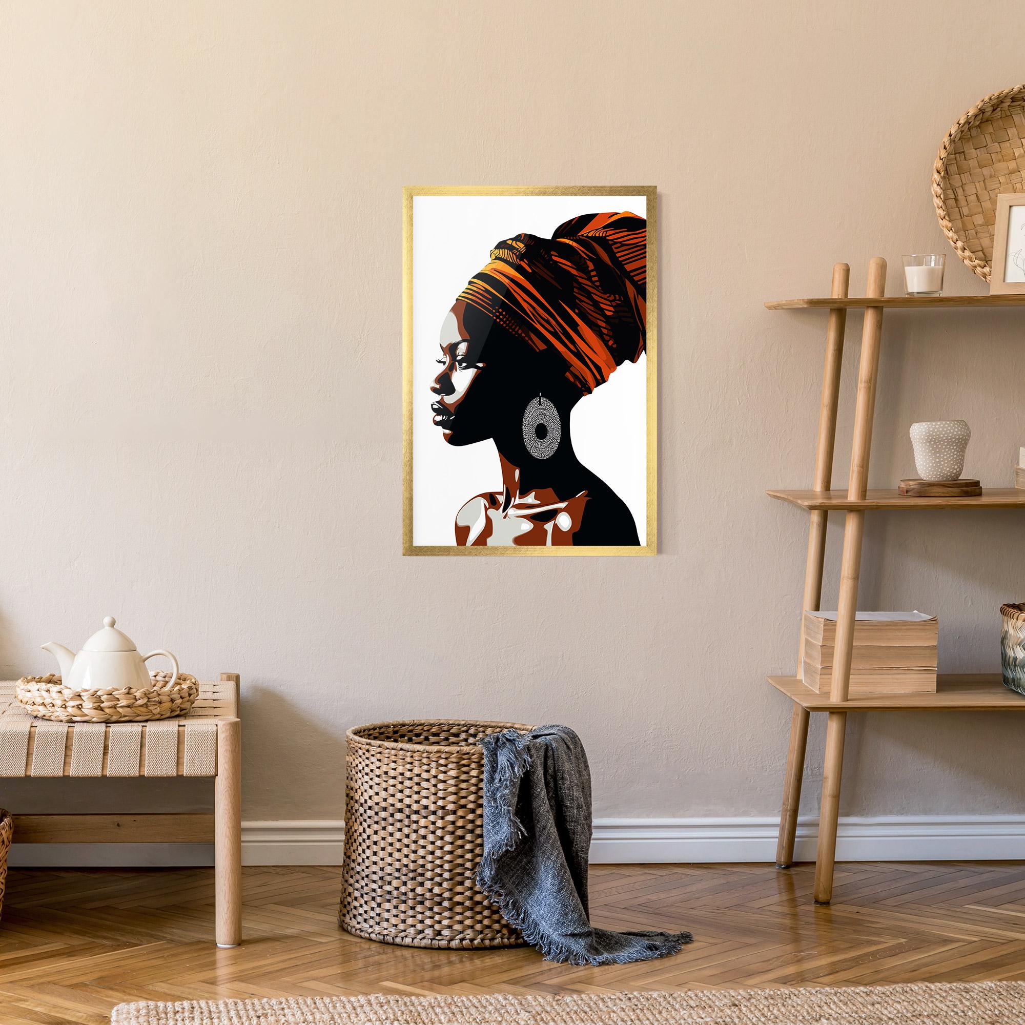 Keretezett Poszter Black Pretty Woman mockup 9