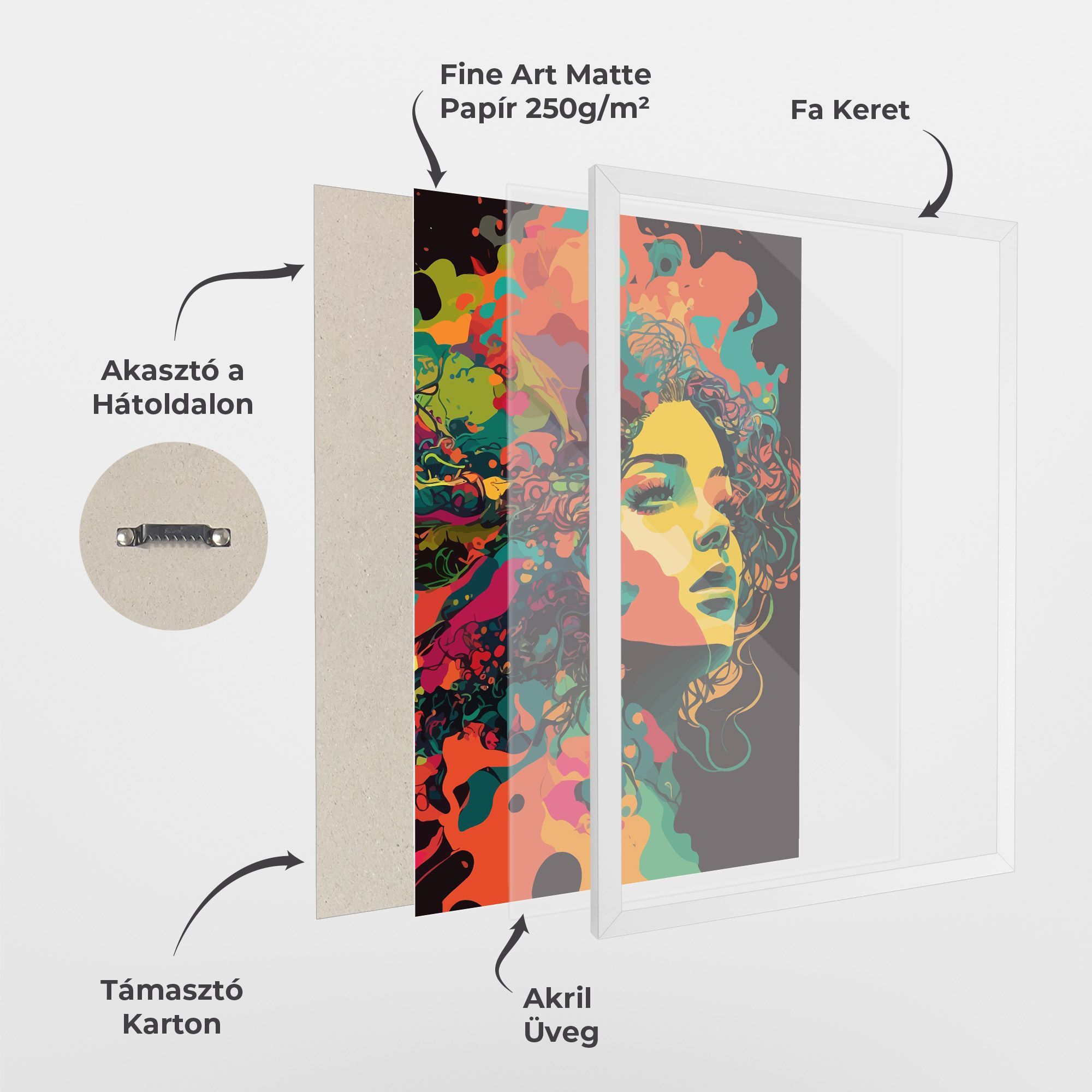 Colorful African Woman mockup 1