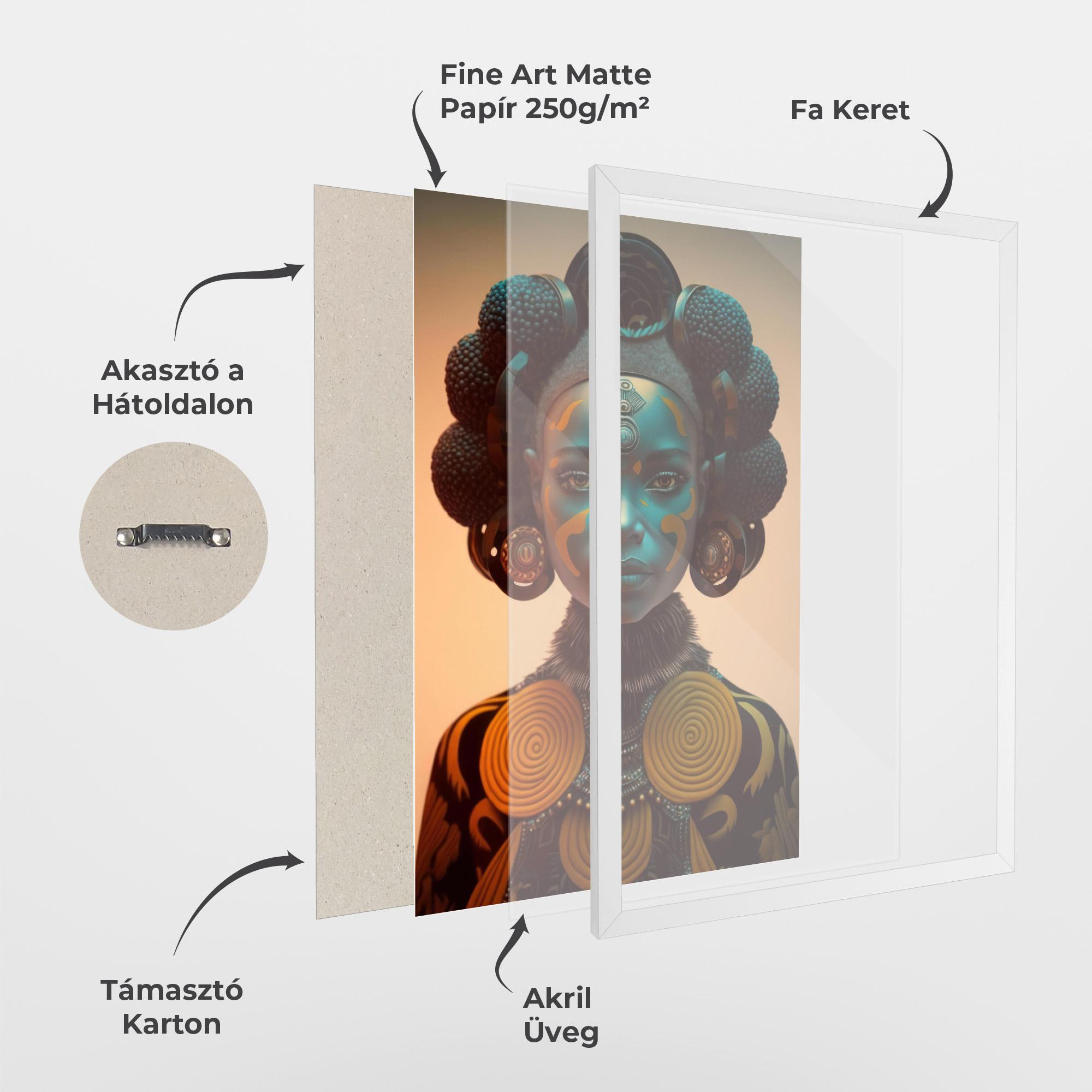 Keretezett Poszter Extravagant Clothing mockup 1