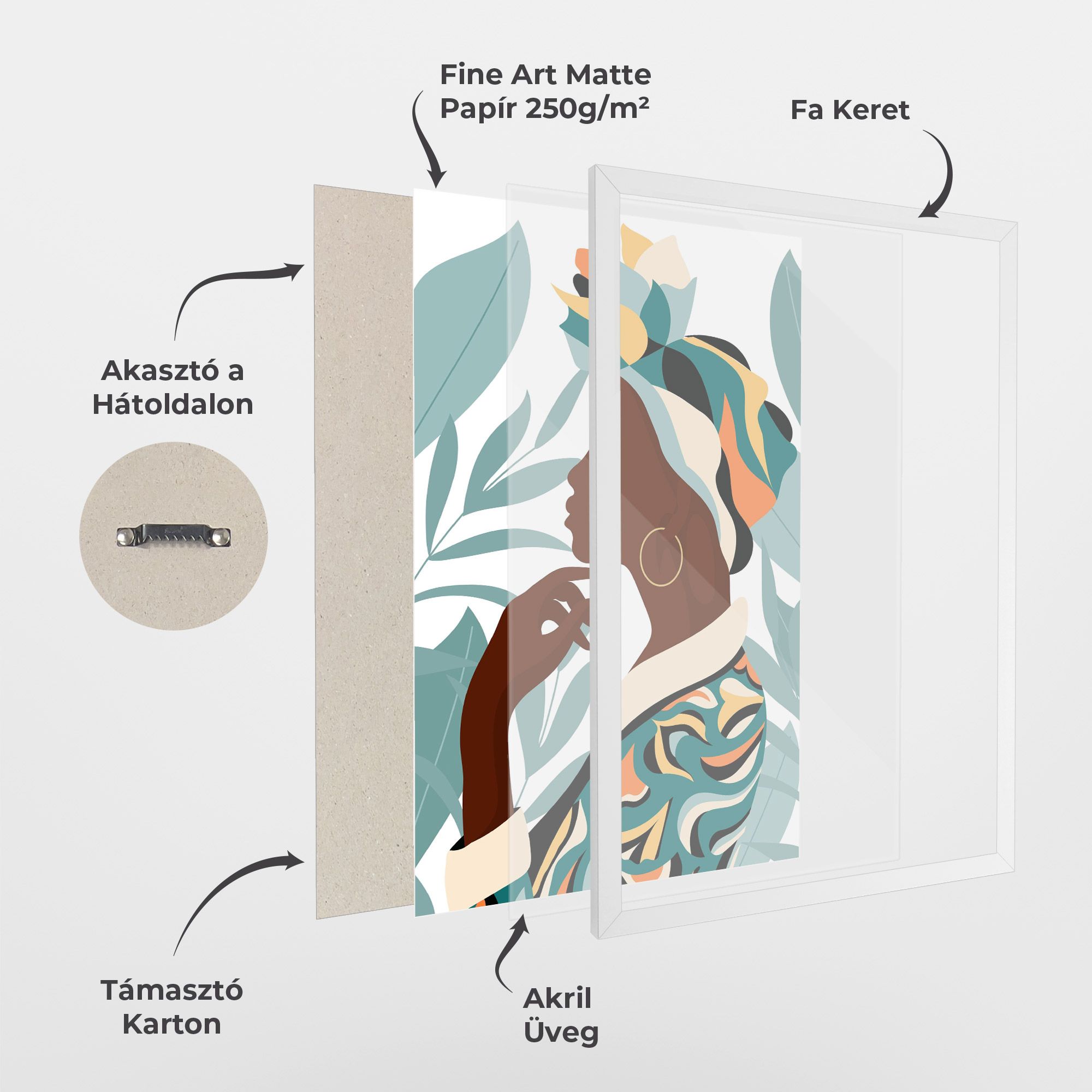 Gold African Earring mockup 1