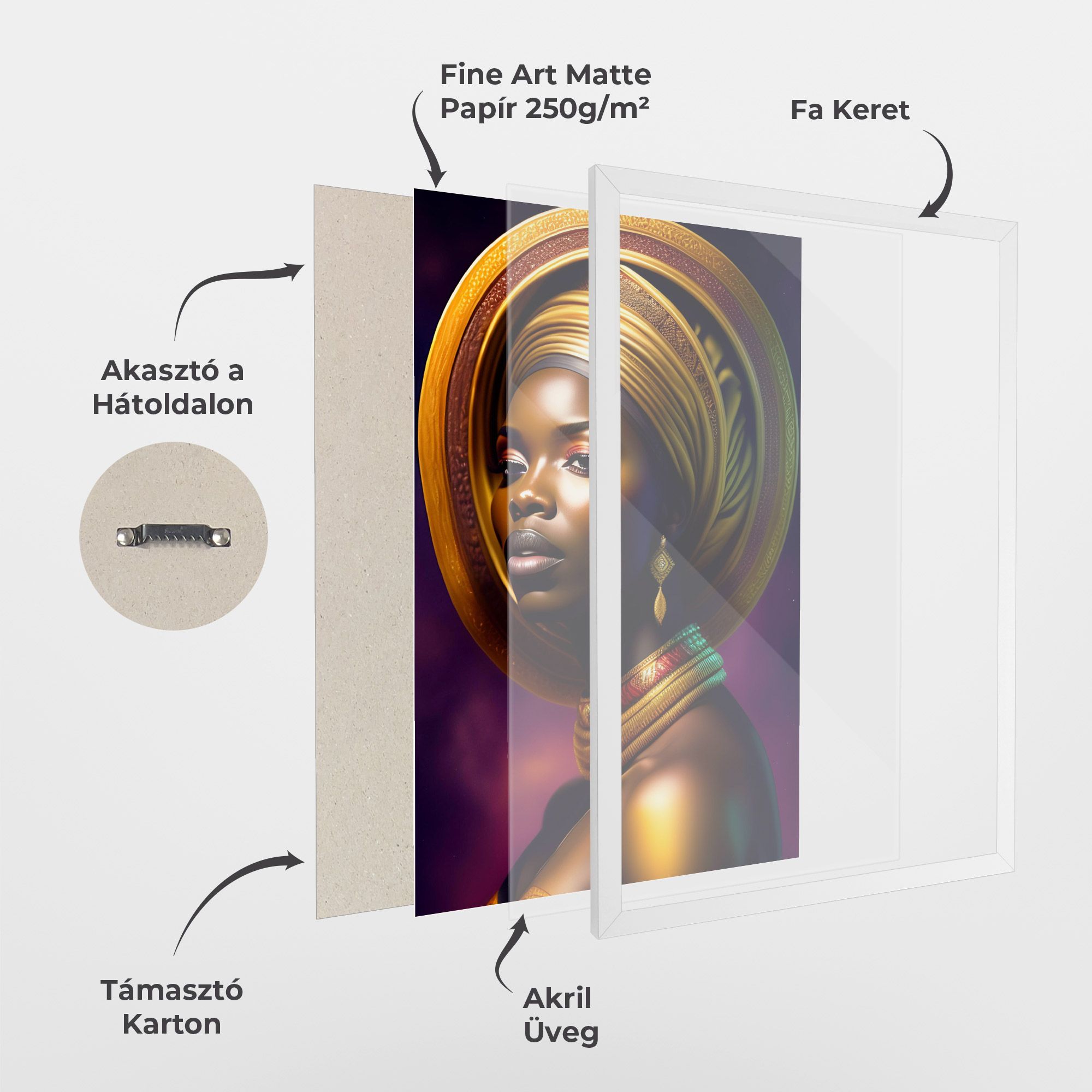 Golden Crown Woman mockup 1