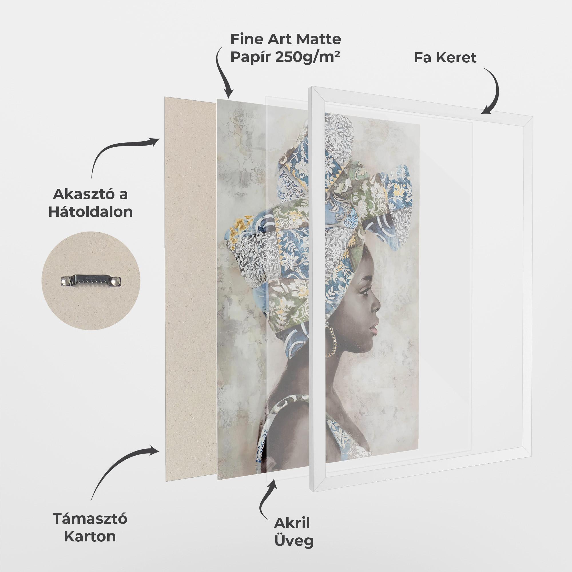 Keretezett Poszter Taraji mockup 1