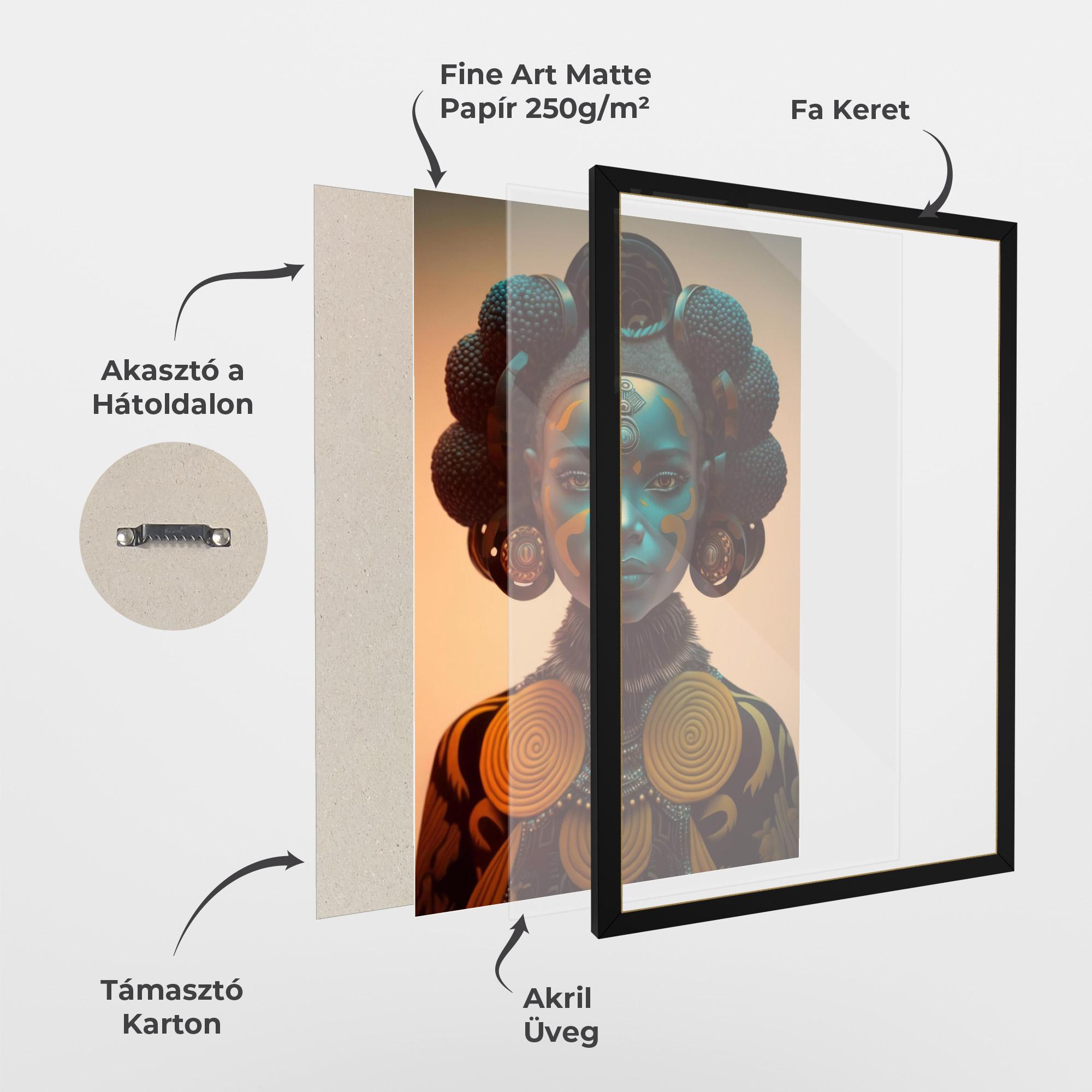 Keretezett Poszter Extravagant Clothing mockup 1