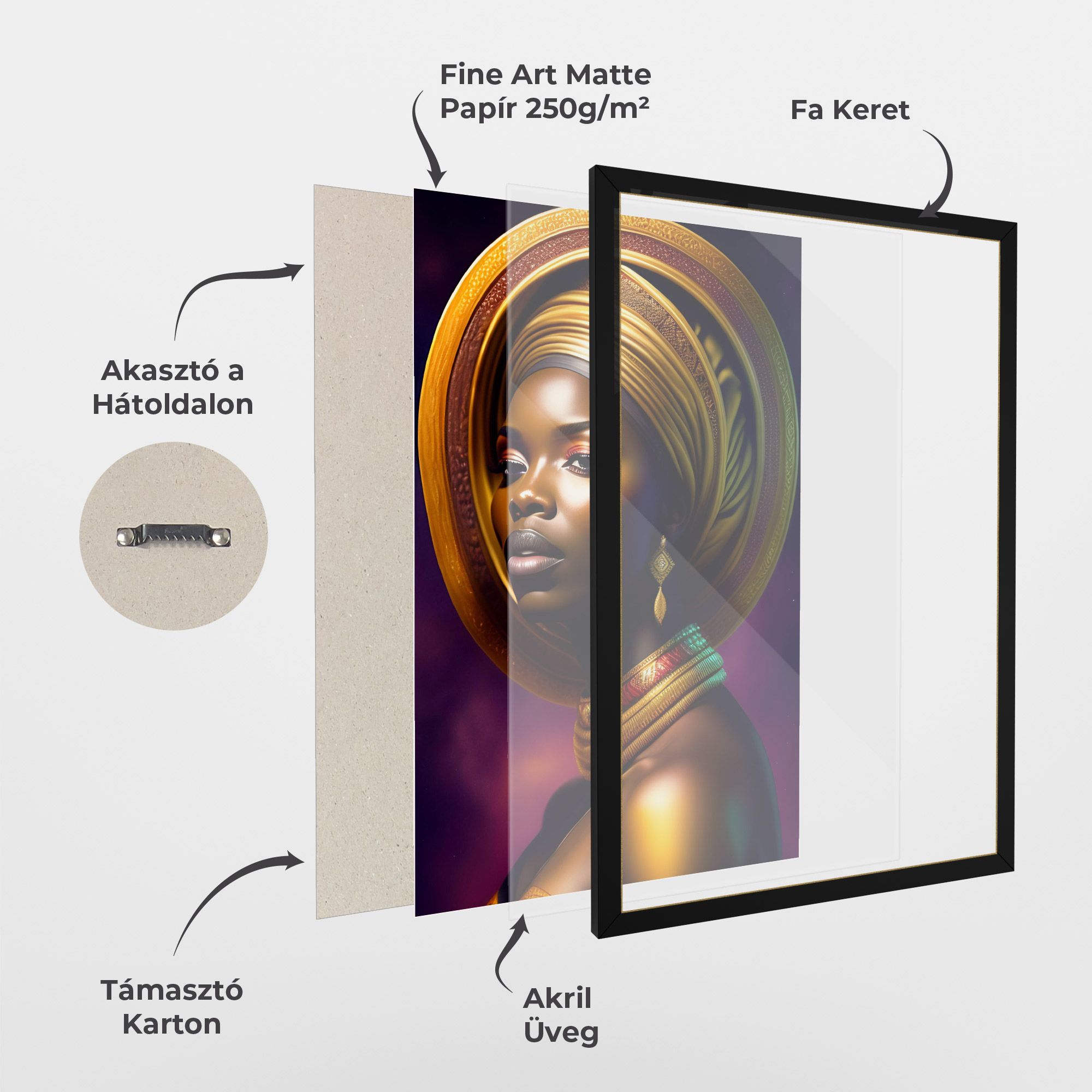 Golden Crown Woman mockup 1